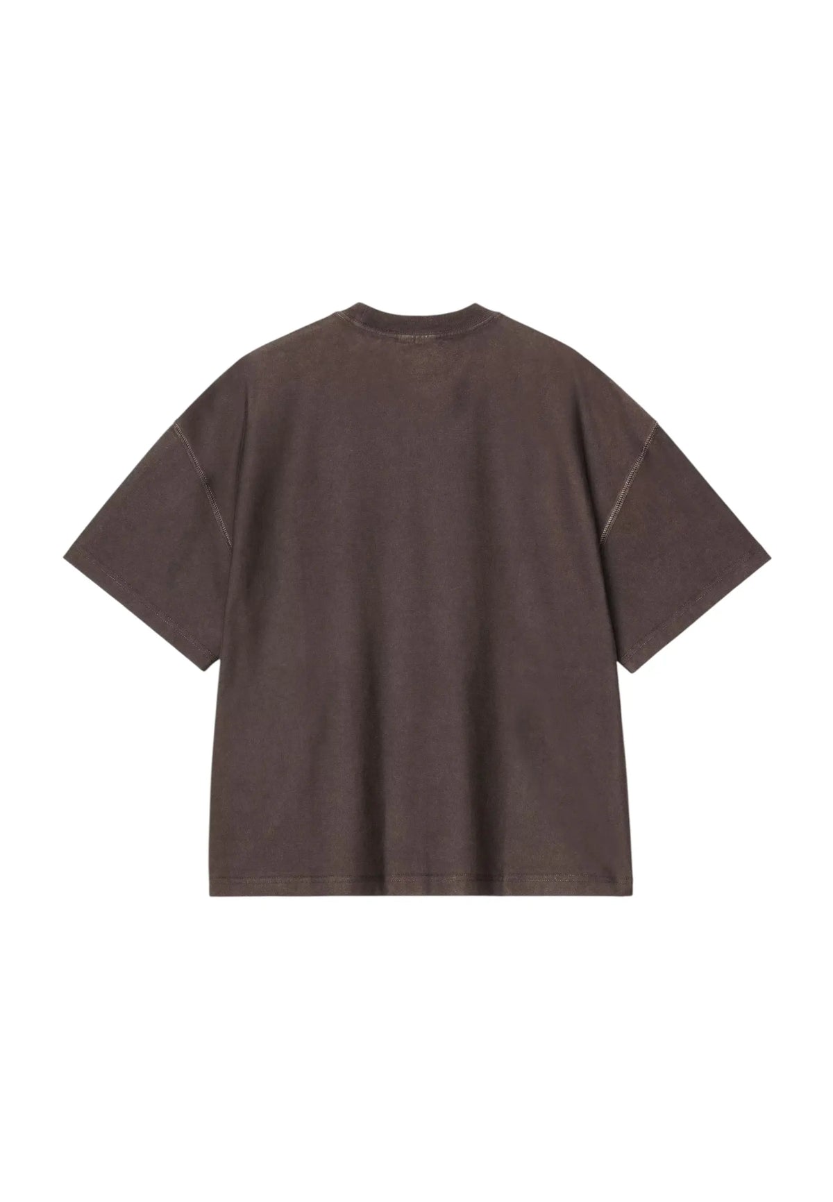 Carhartt Wip S/S Lambert T-Shirt cropped - Tobacco moon washed
