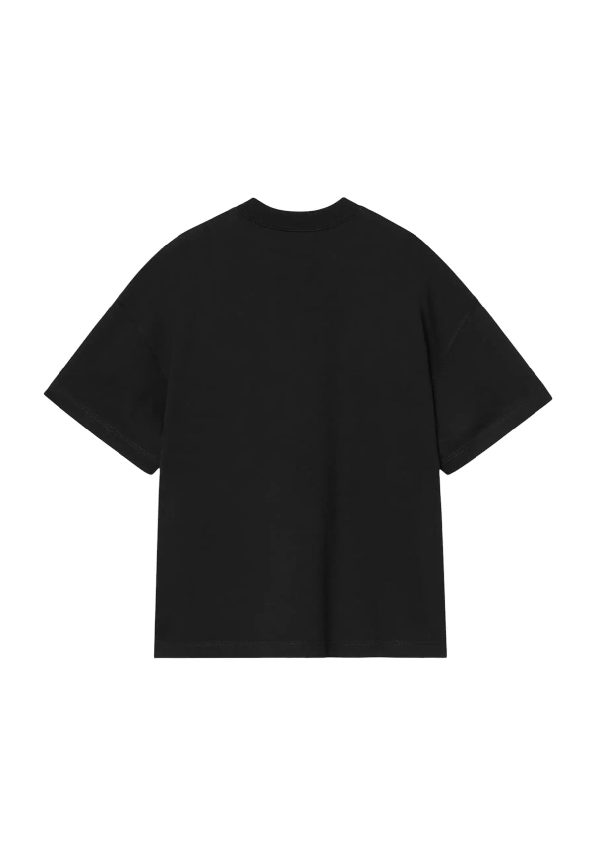 Carhartt Wip S/S Chapter Script T-Shirt boxy fit con ricamo - Black / White
