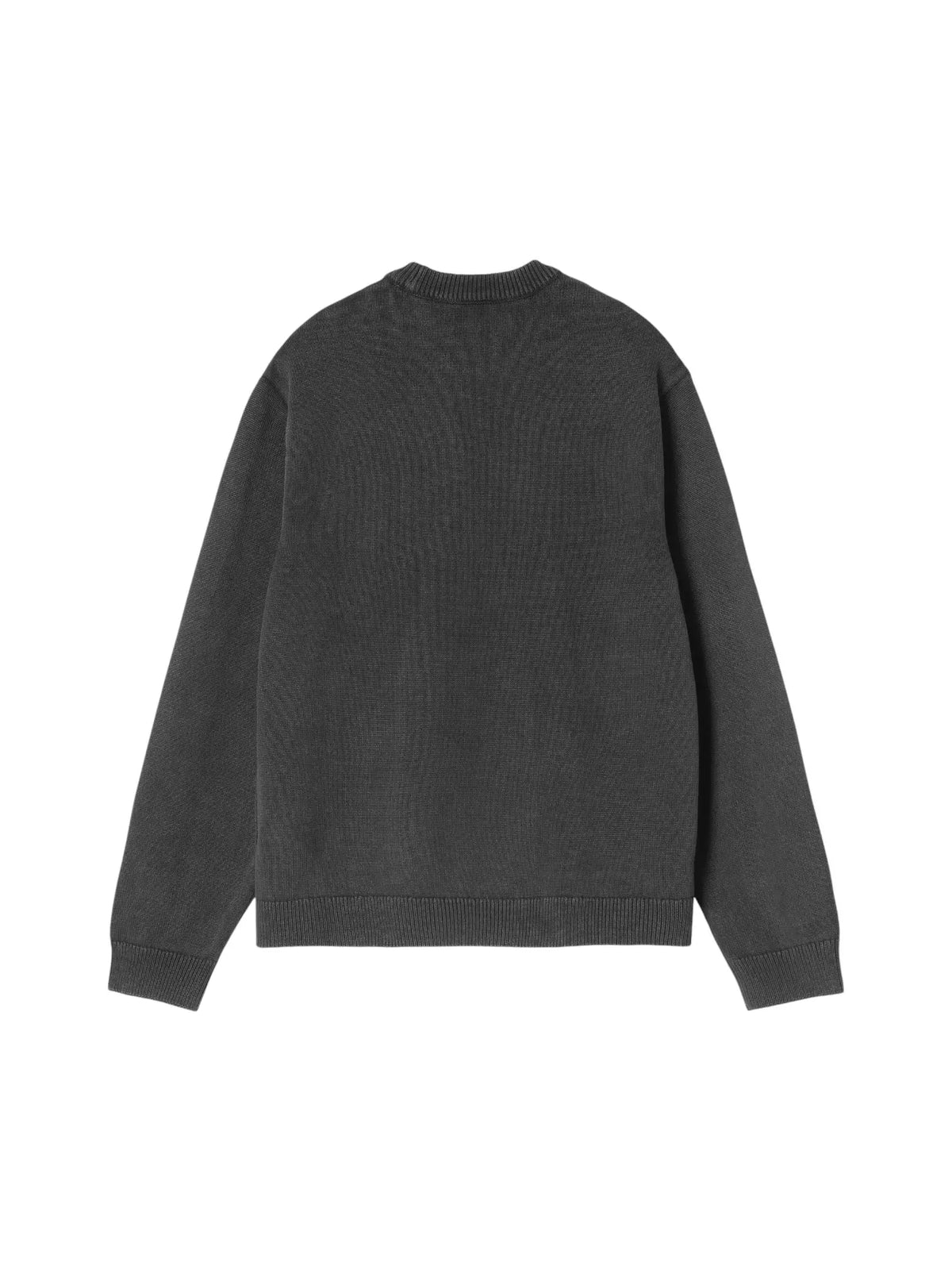 Carhartt Wip Kori Sweater maglioncino in cotone da uomo - Black garment dyed