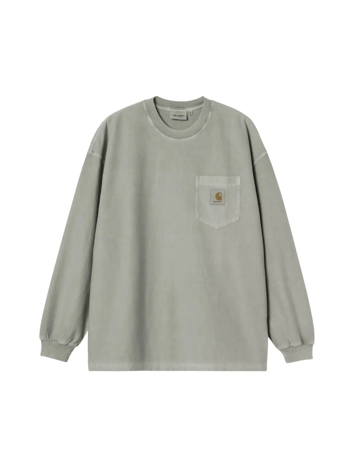 Carhartt Wip L/S Loose Pocket T-Shirt maniche lunghe con taschino - Shady Green garment dyed