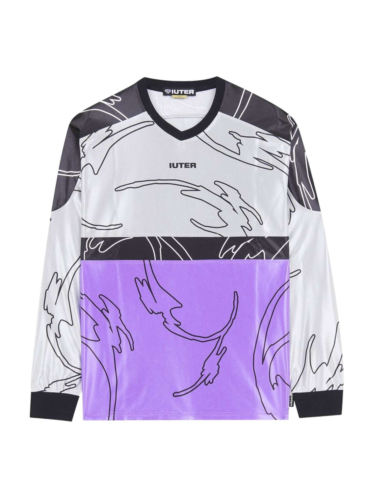 Iuter Legacy sport longsleeve tee jersey manica lunga - purple