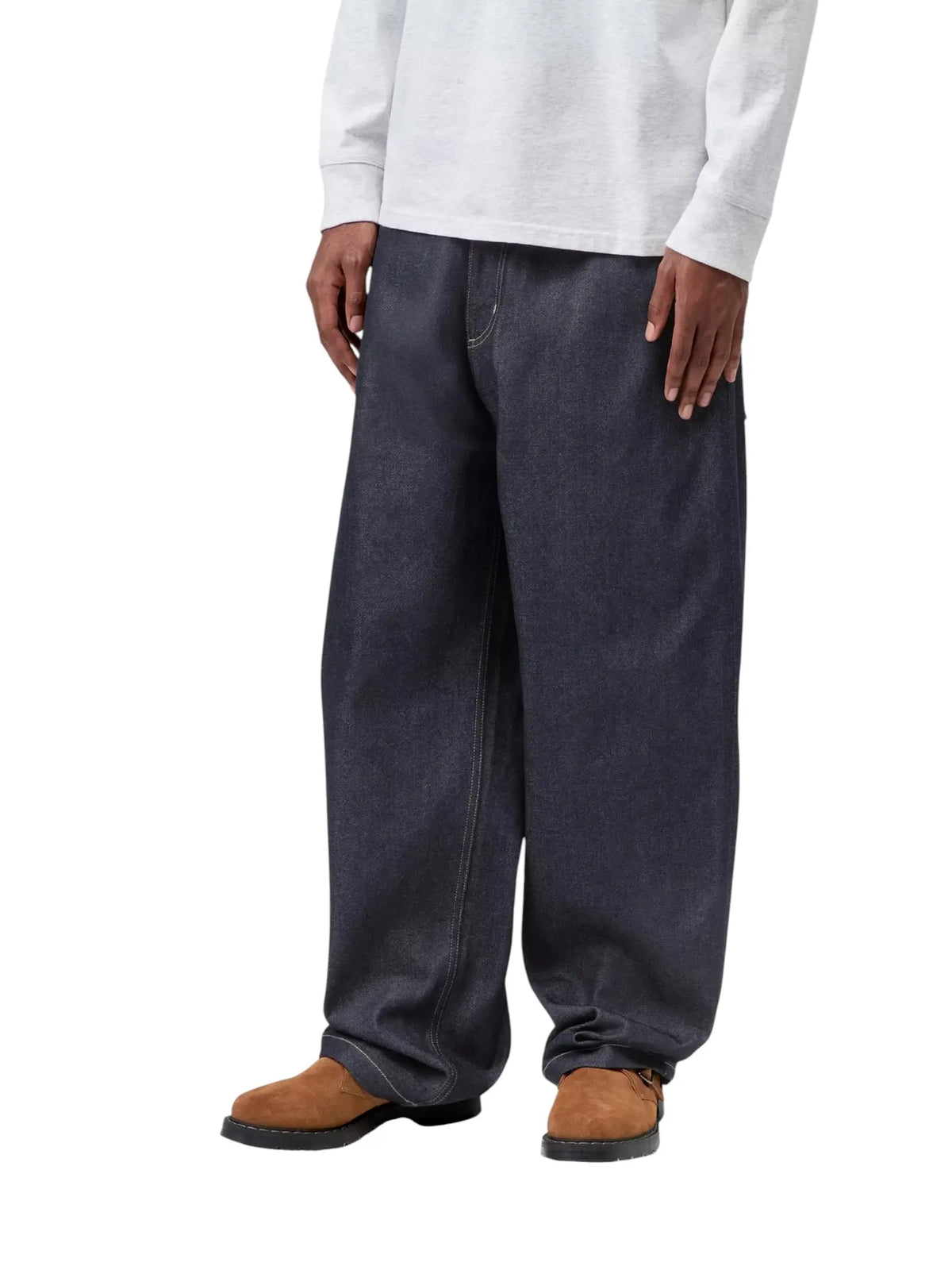 Carhartt Wip Brandon Pant jeans gamba larga - Blue rigid