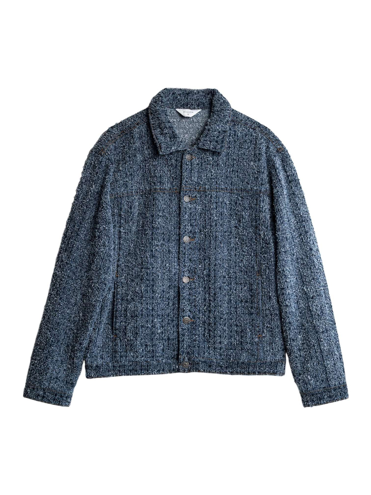 Wooden Trade 26 denim jacket giacca di jeans leggera bouclè - stone bouclè