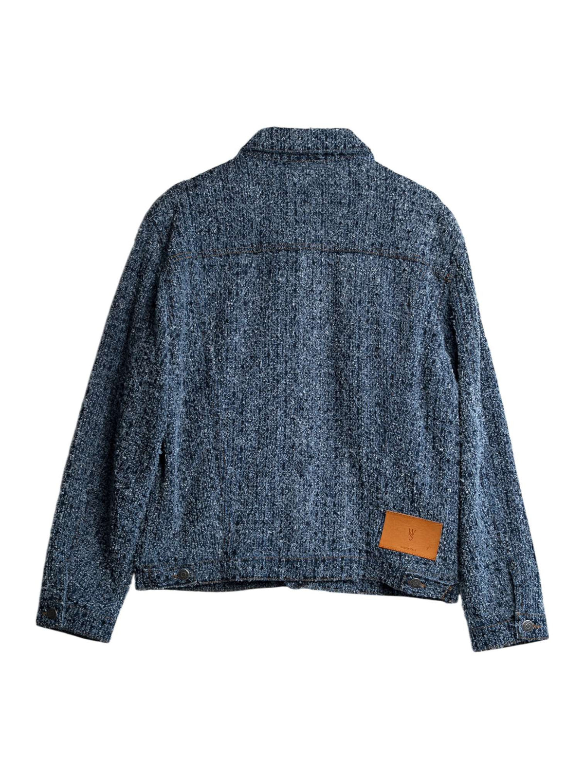 Wooden Trade 26 denim jacket giacca di jeans leggera bouclè - stone bouclè
