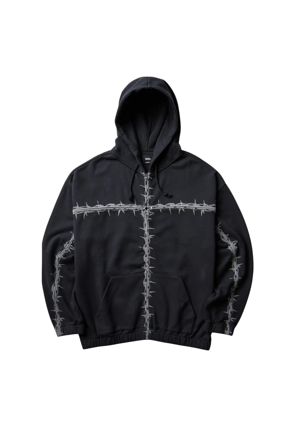Vans Act of Disagreement T zipped Hoodie felpa con zip e cappuccio - Black
