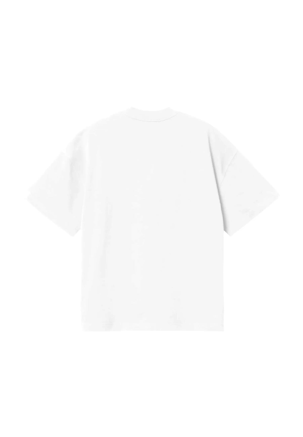 Carhartt Wip S/S Chapter Script T-Shirt boxy fit con ricamo - White / Black