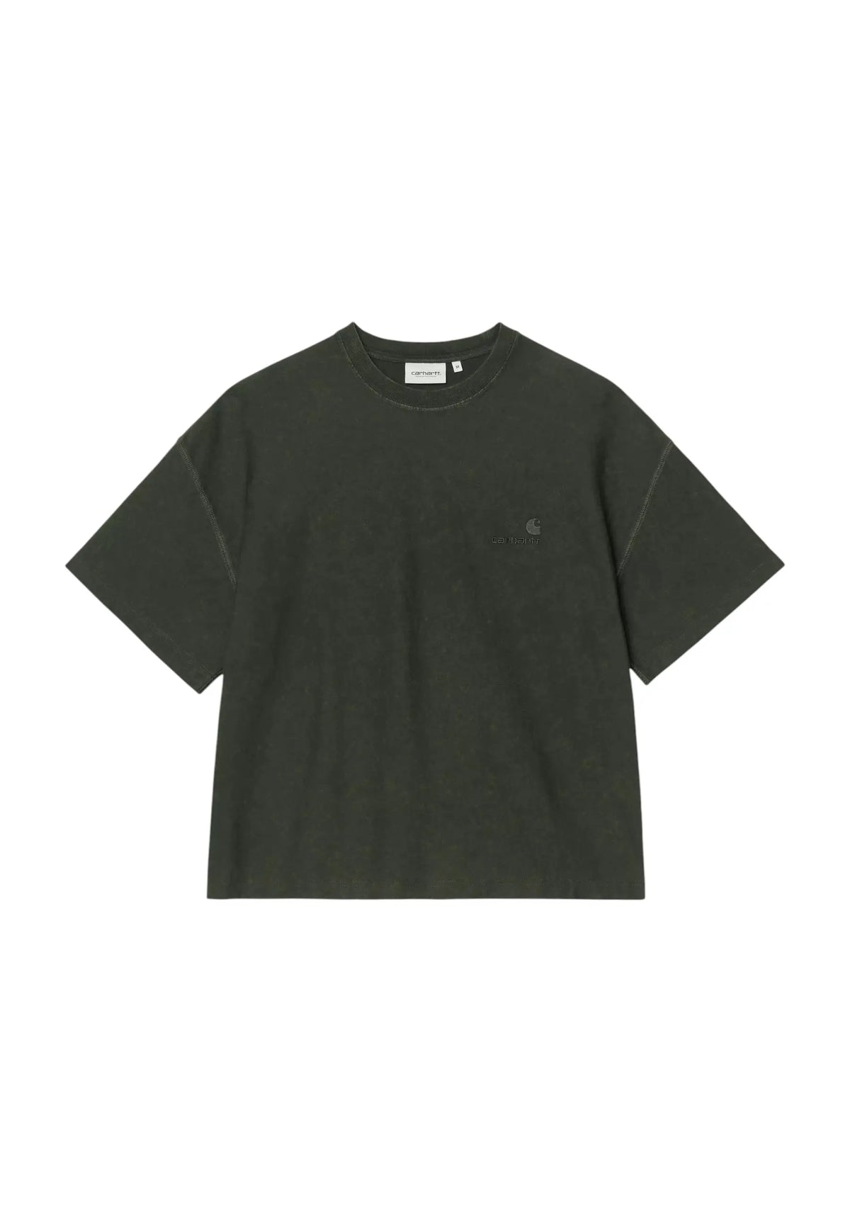 Carhartt Wip S/S Lambert T-Shirt cropped - Raven moon washed