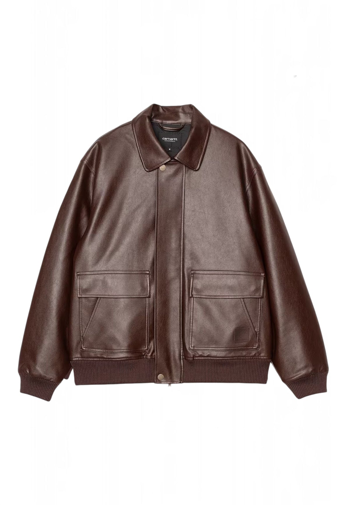 Carhartt Wip Arizona Jacket giacca invernale in ecopelle - Tobacco