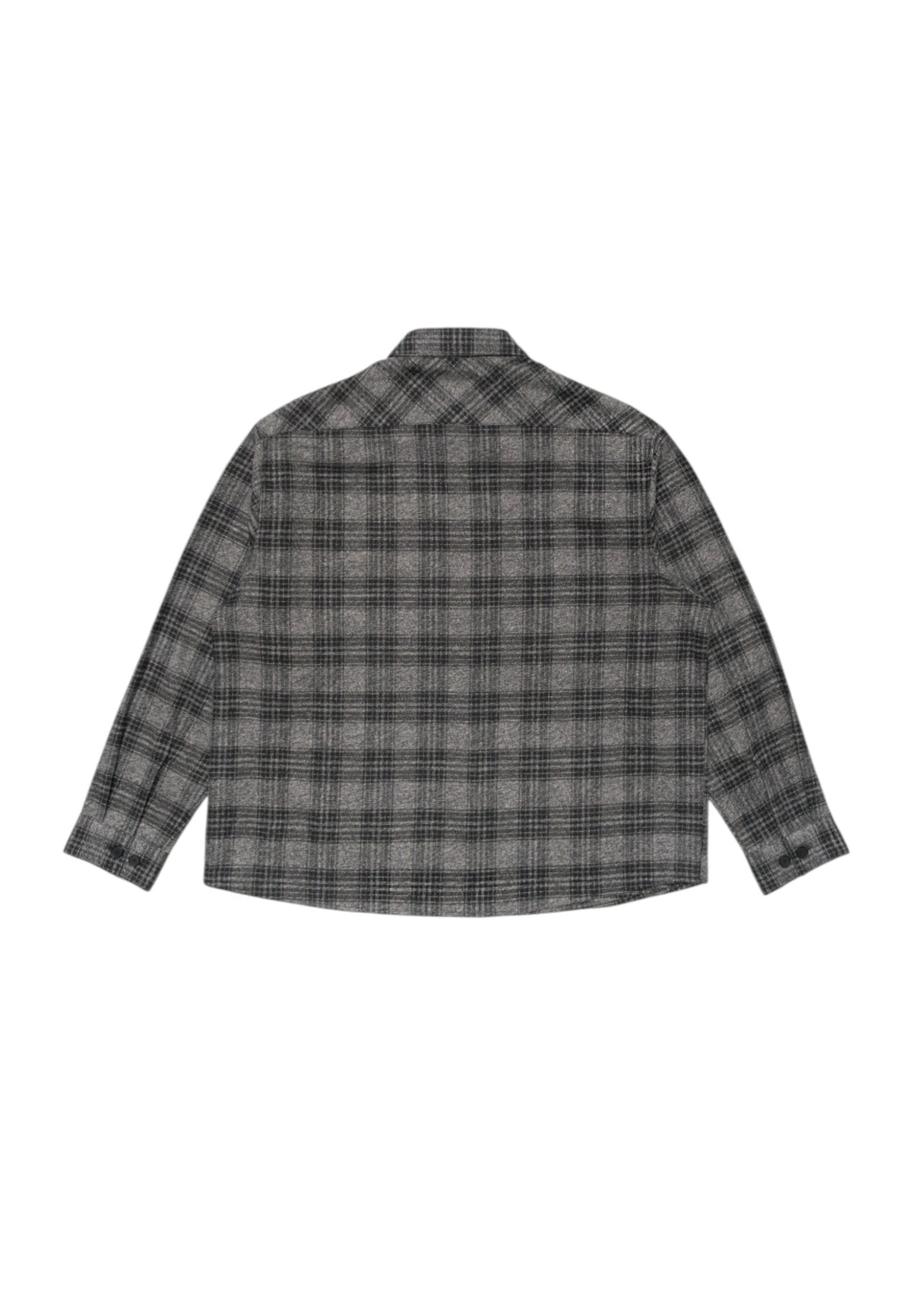 Edwin Ace shirt camicione in flanella a quadri - black/grey