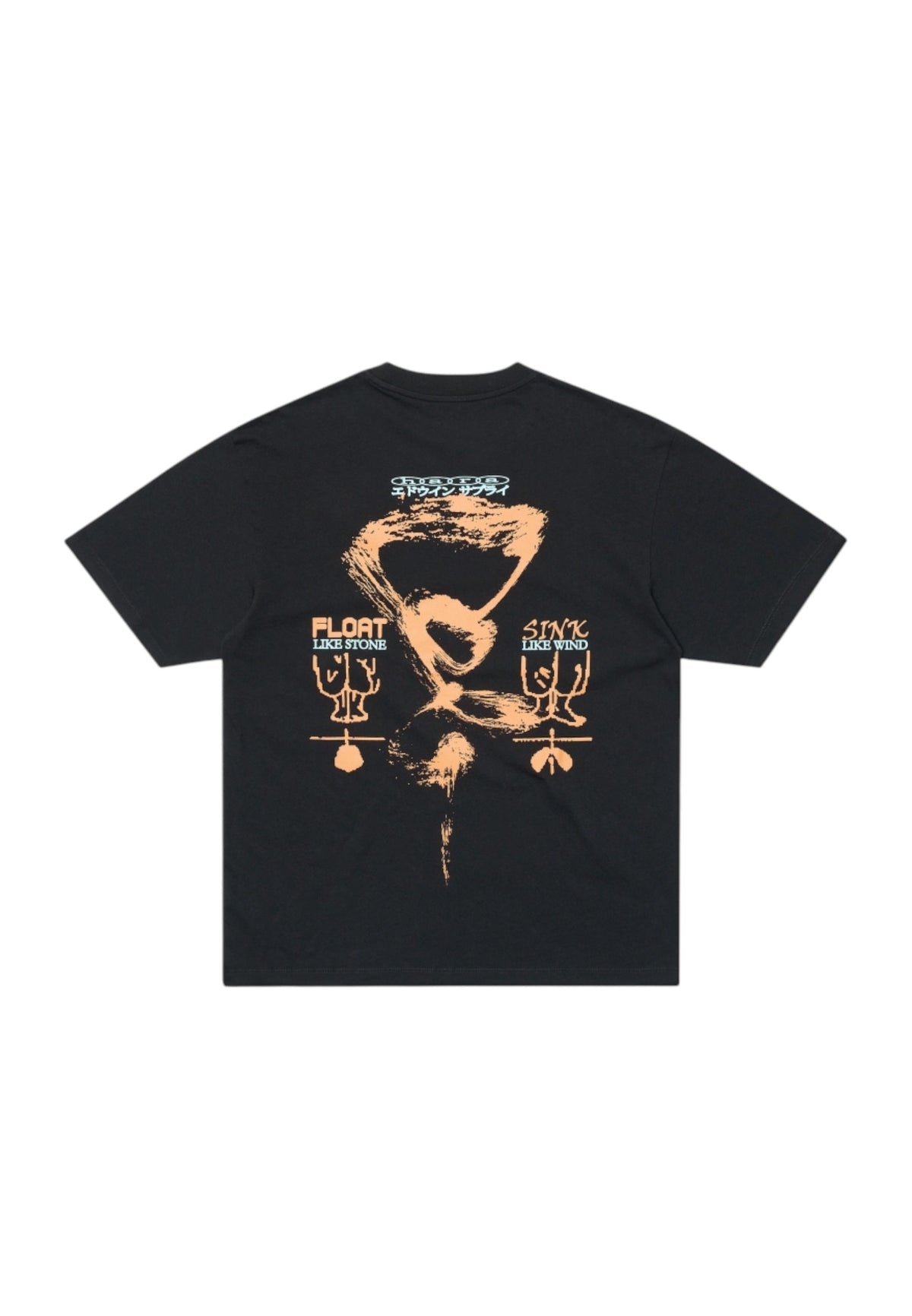 Edwin Float t-shirt con grafica - black