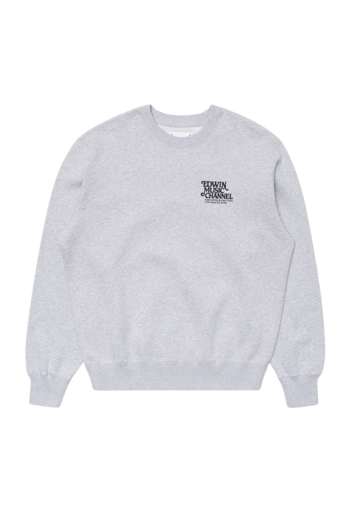 Edwin Rare spin sweatshirt felpa girocollo con grafica - grey marl