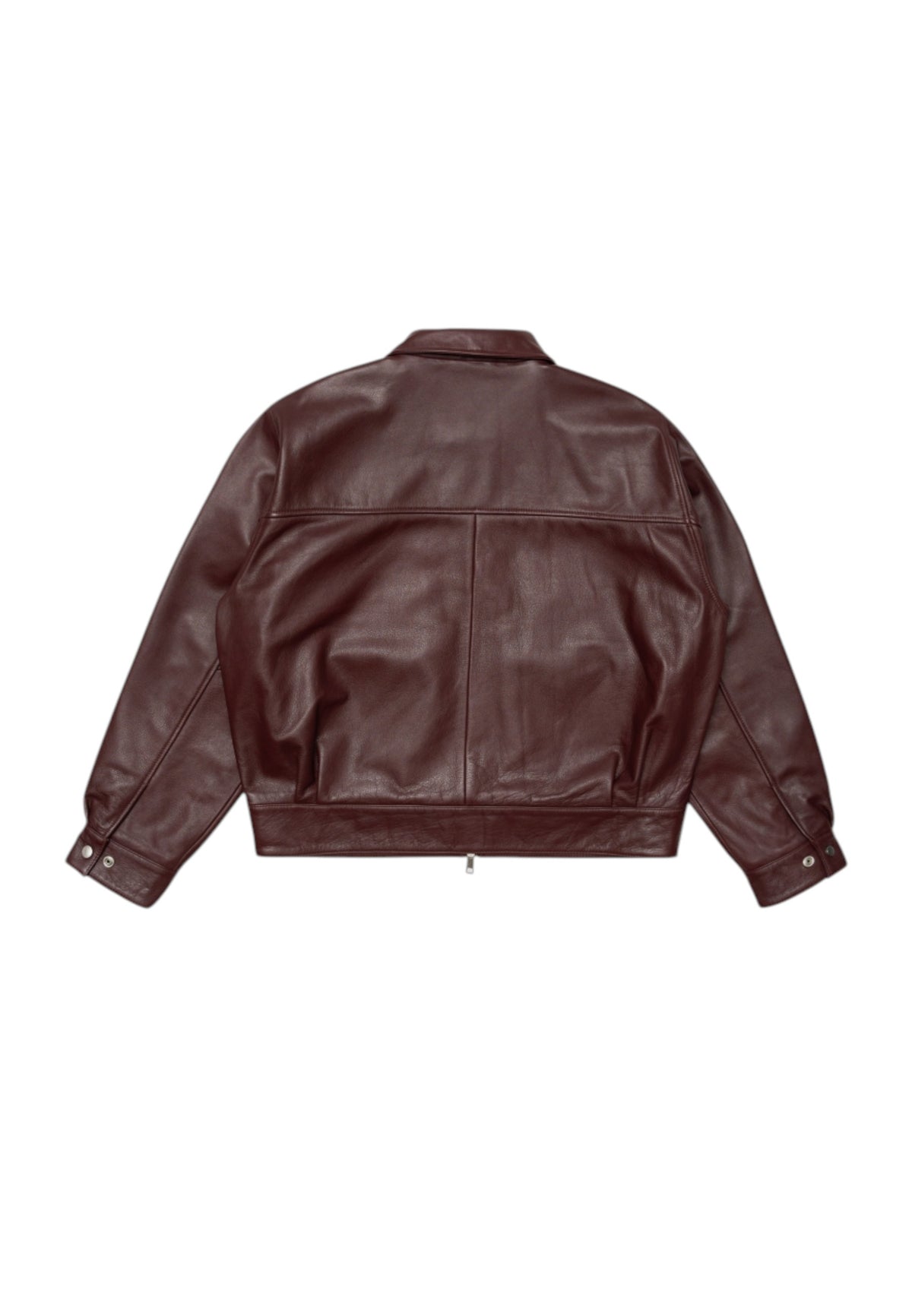 Edwin Dogma jacket giacca in vera pelle - brown burgundy