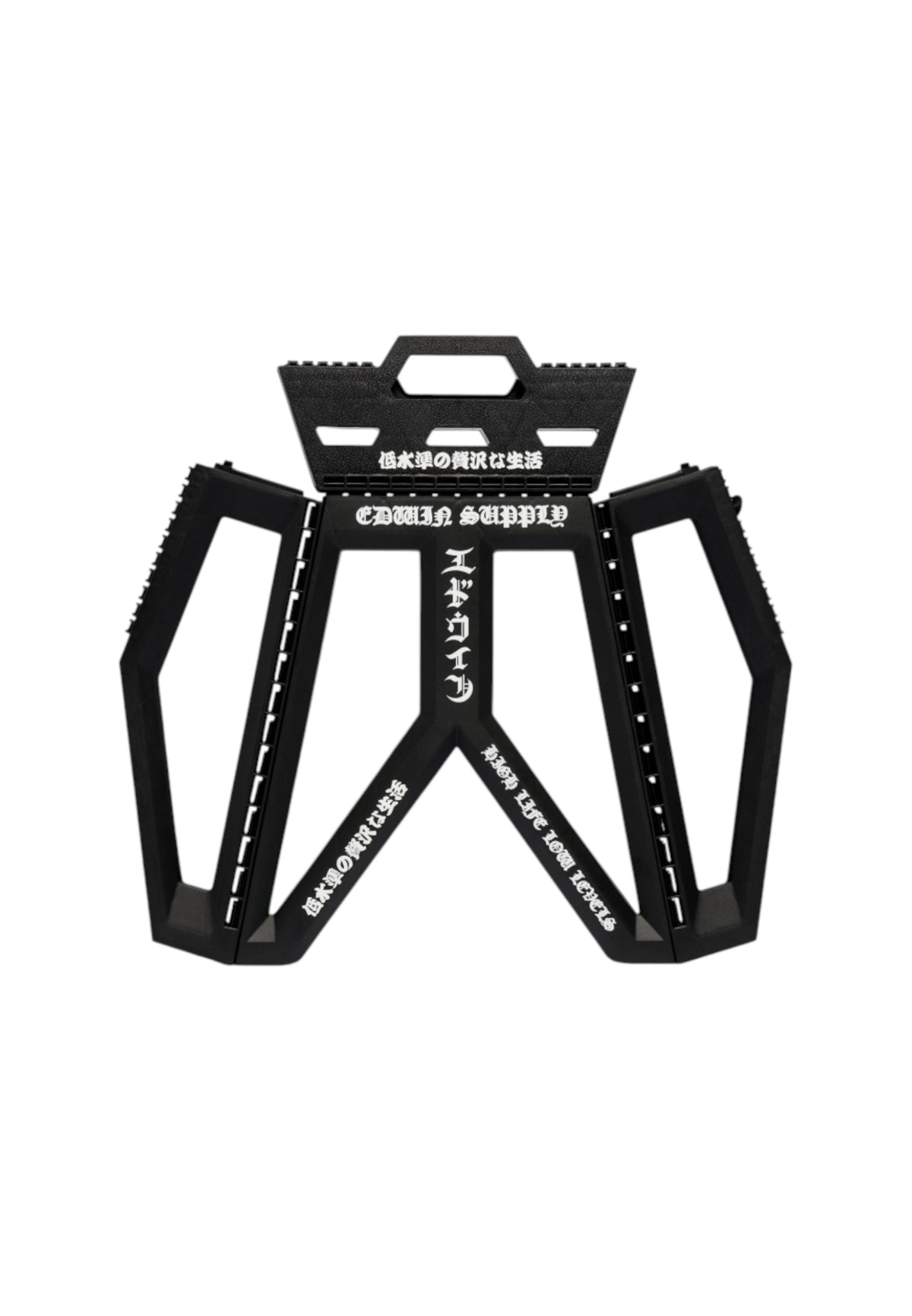 Edwin Folding stool sgabello pieghevole - black