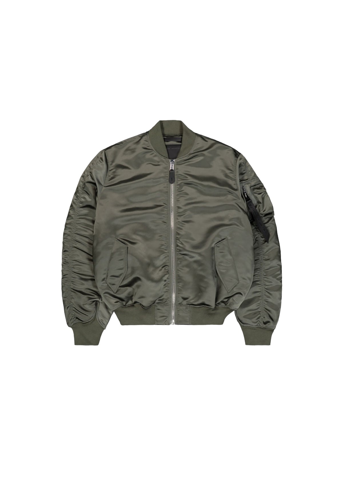 Alpha Industries Premium Ultra Violet MA-1 UV Oversized Bomber Jacket - Vintage green