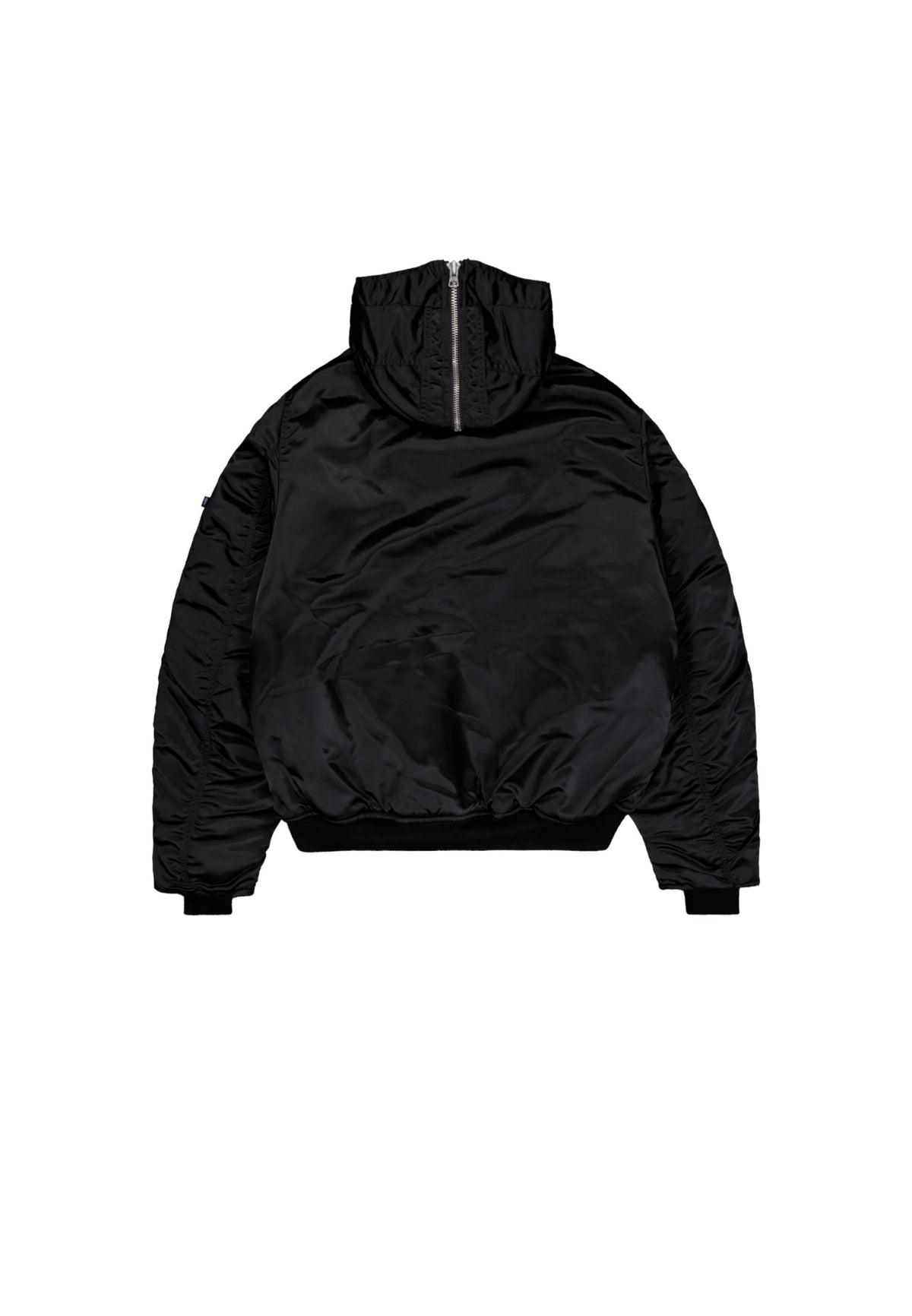 Alpha Industries Premium Ultra Violet N-2B Base UV Oversized Winter Jacket Bomber invernale con cappuccio - Black