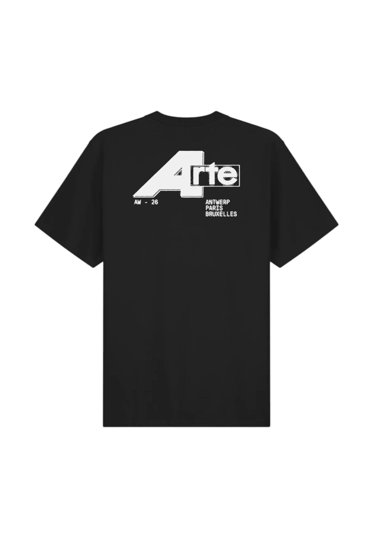 Arte Antwerp Big A Print T-shirt con grafica - black