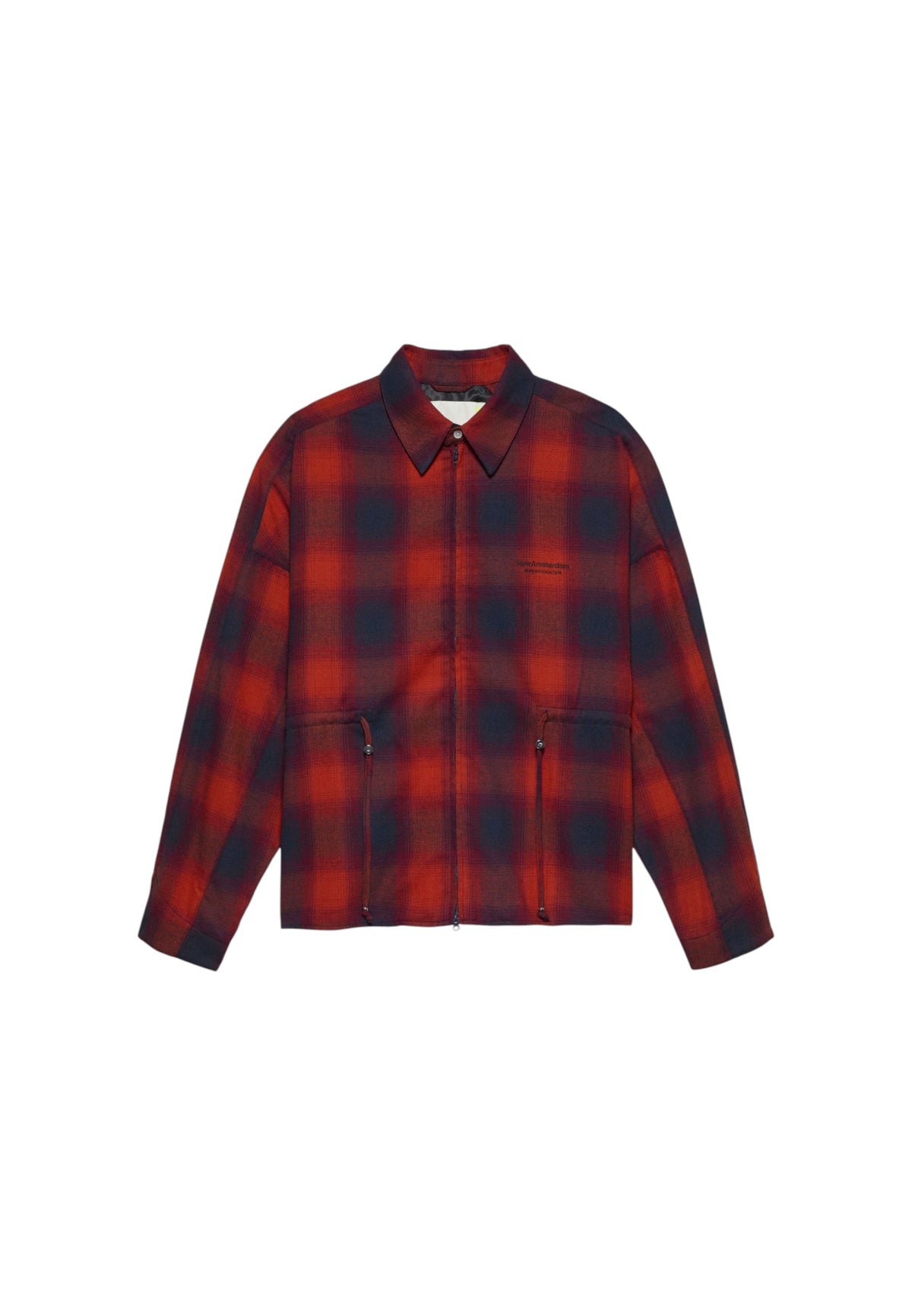 New Amsterdam Surf Association Flanel overshirt camicione in flanella - Blue/red