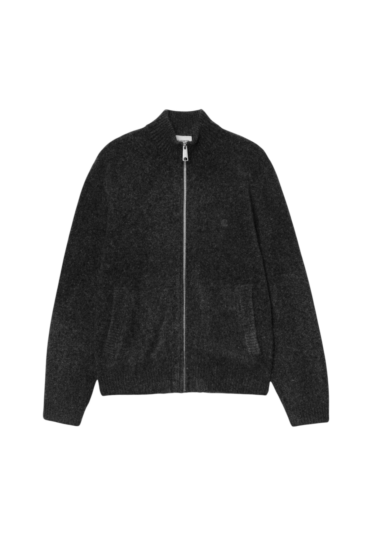 Carhartt Wip Curtis Sweater Jacket maglione con zip - Tangled Black