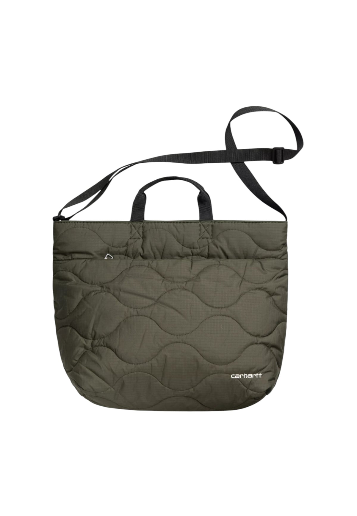 Carhartt Wip Skye Tote Bag borsa a tracolla trapuntata - Cypress / Wax