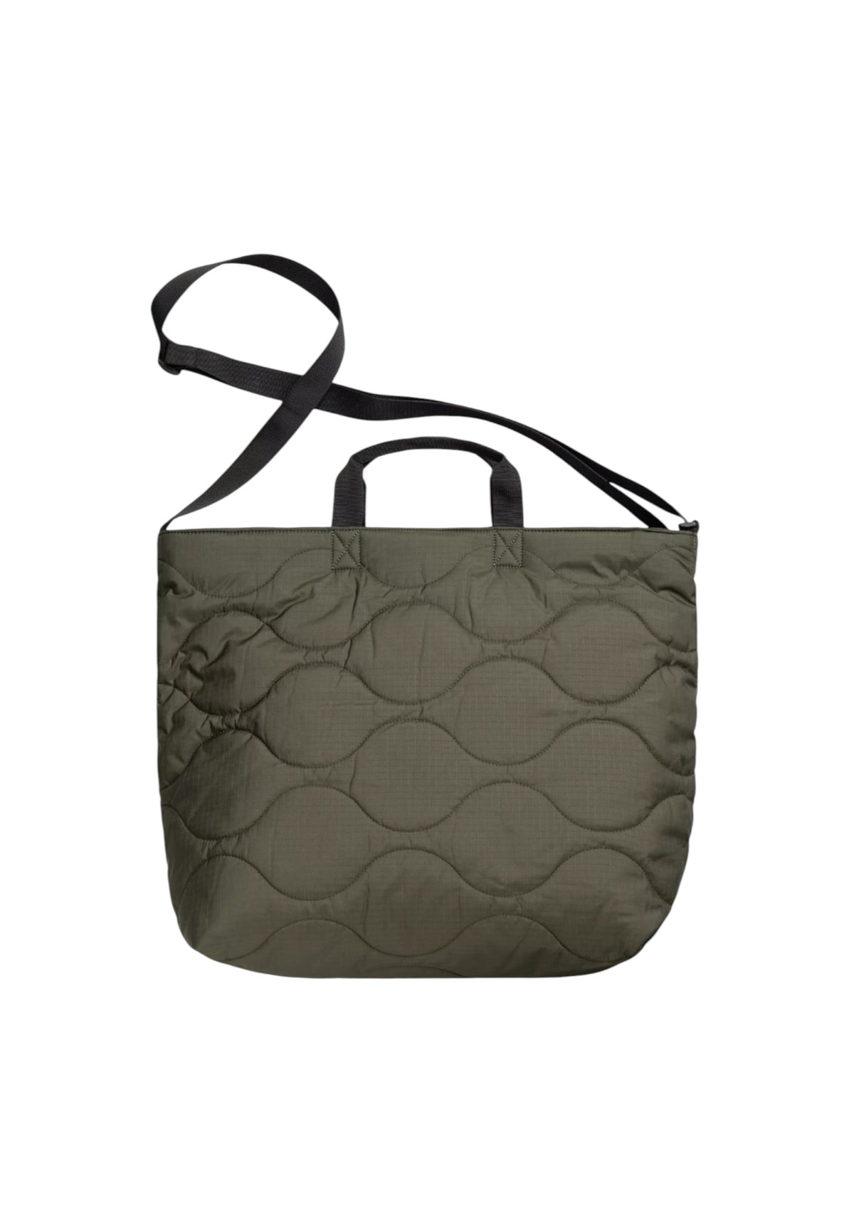 Carhartt Wip Skye Tote Bag borsa a tracolla trapuntata - Cypress / Wax