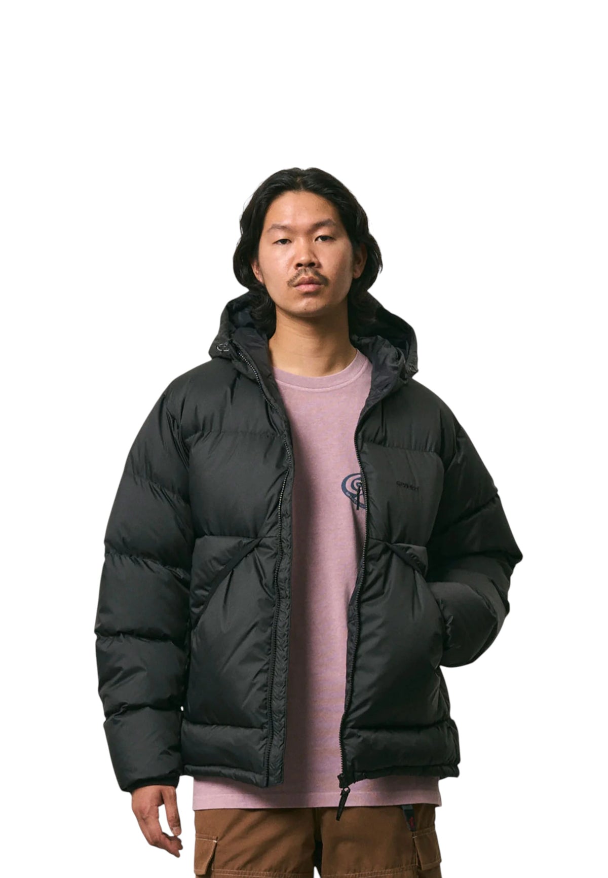 Gramicci cold front down jacket piumino invernale - black
