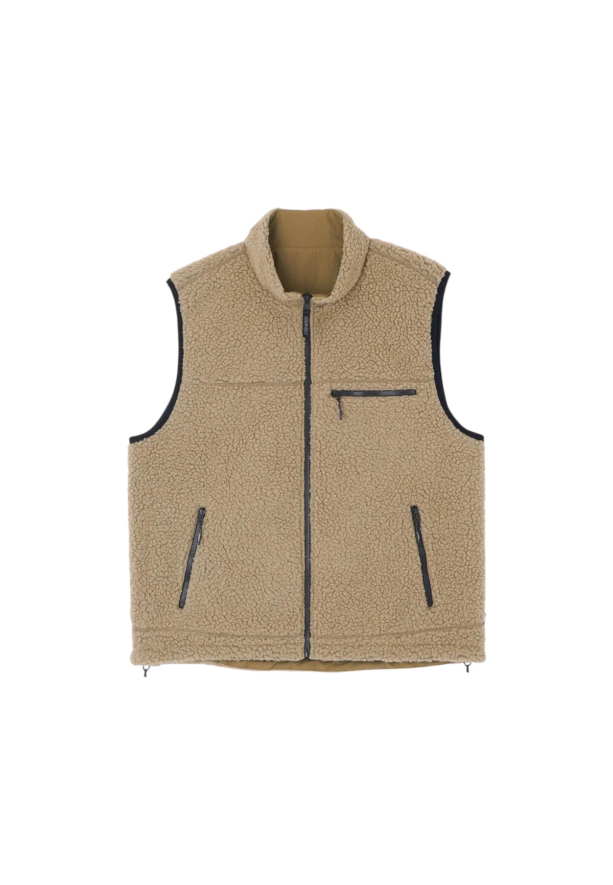Gramicci Reversible sherpa vest giacca smanicata reversibile - beige/tan