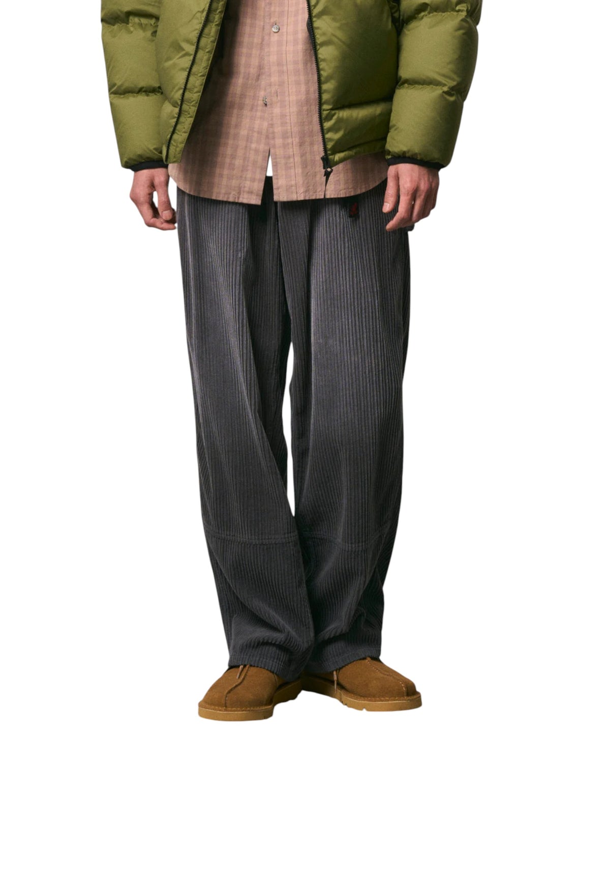 Gramicci Big wale carpenter pants pantaloni in velluto a coste - carbon