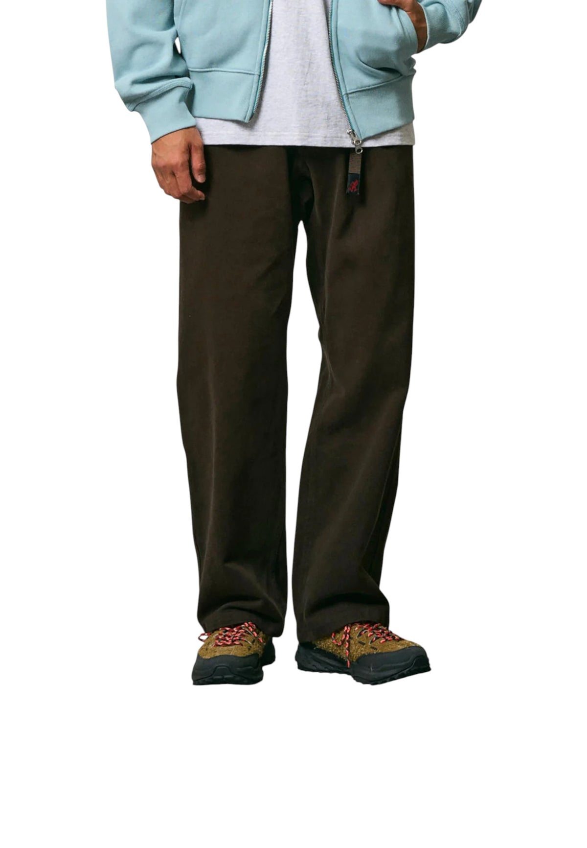 Gramicci Winter twill classic pants pantaloni gamba dritta - coffe