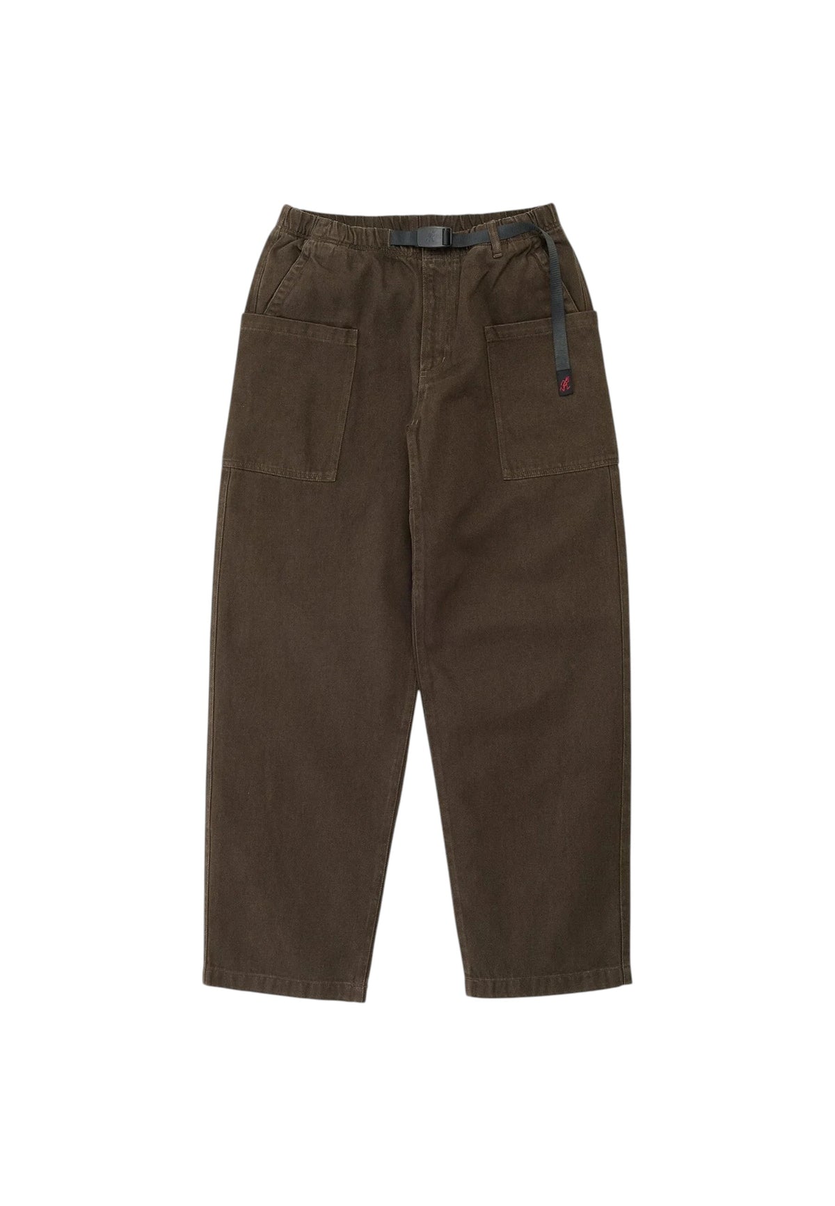 Gramicci Hemp relaxed pants pantaloni gamba dritta - earth
