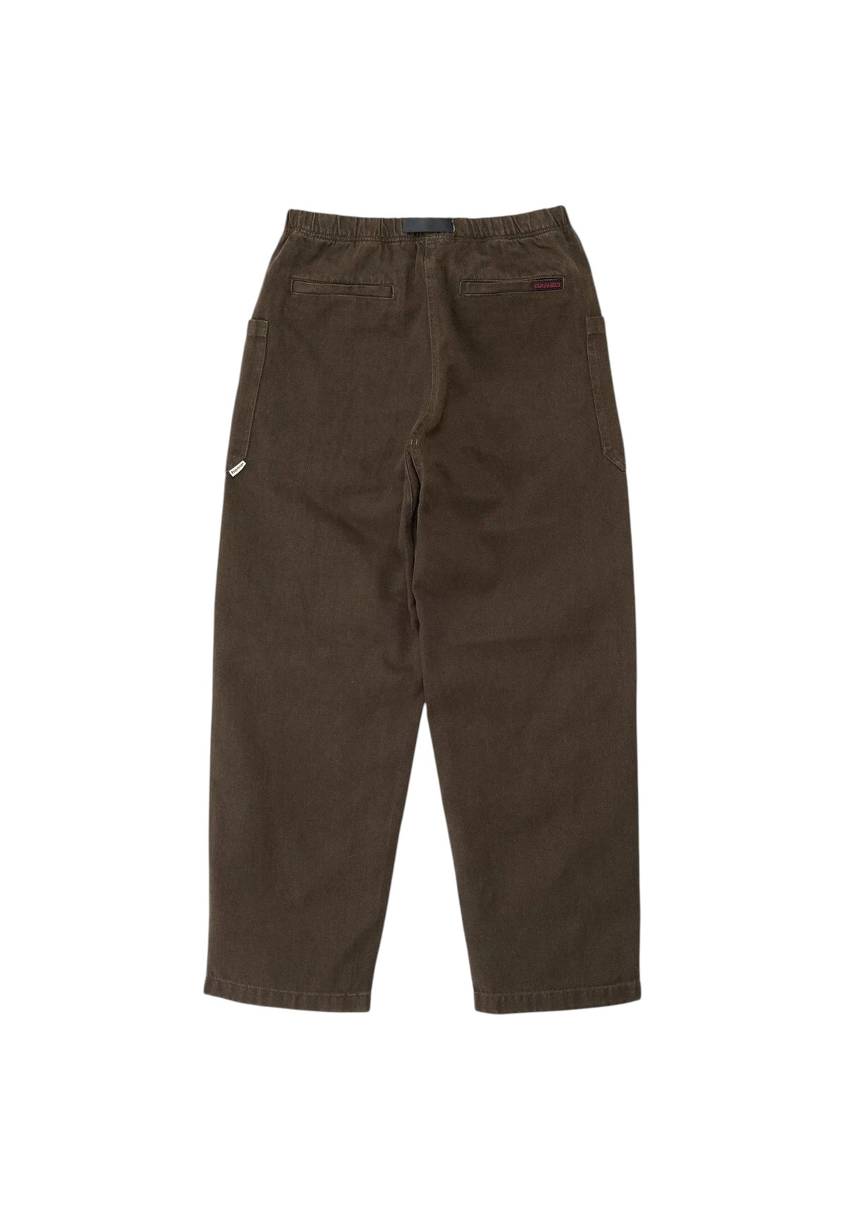 Gramicci Hemp relaxed pants pantaloni gamba dritta - earth