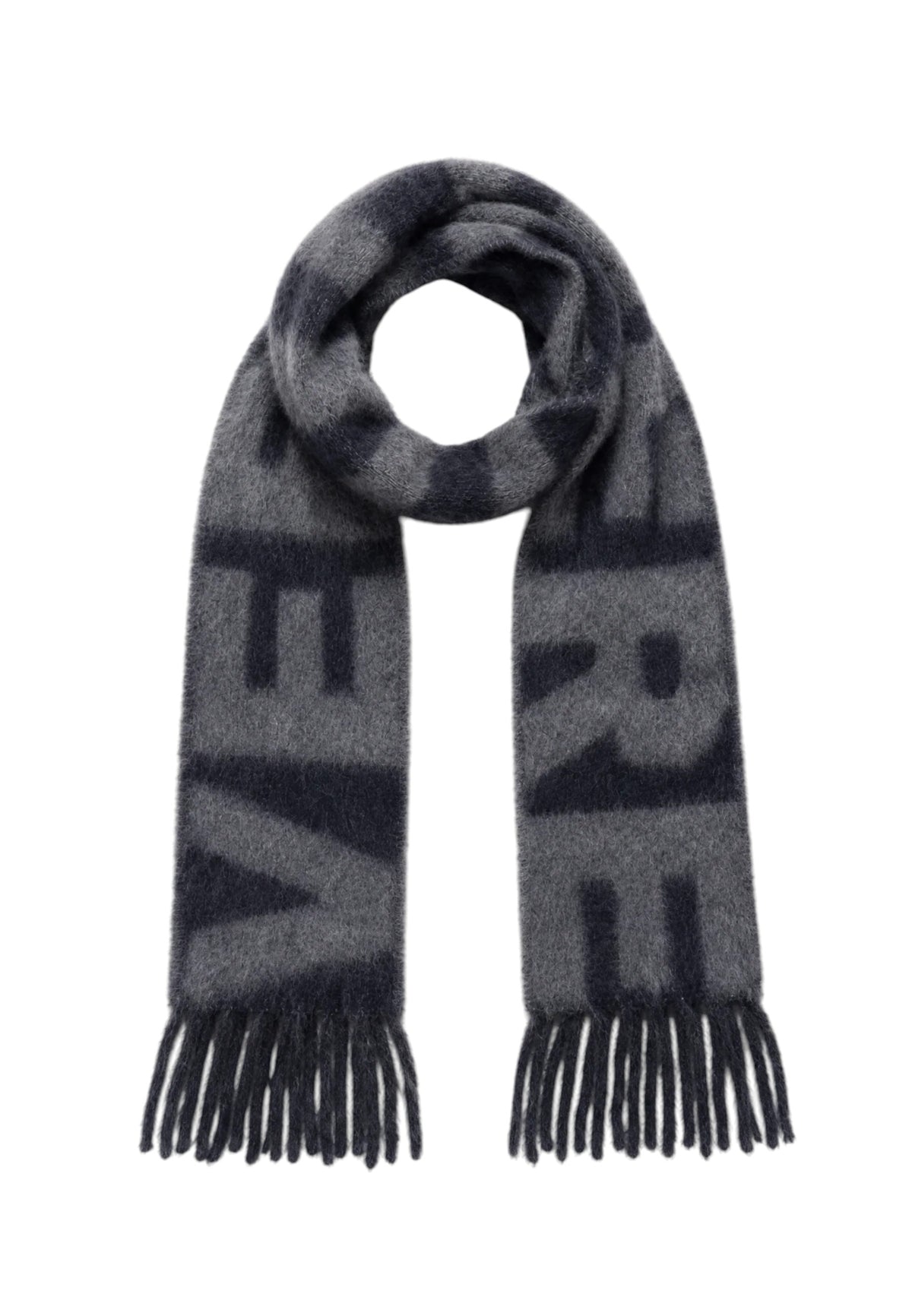 Vertere Block scarf sciarpa con grafica - dark grey