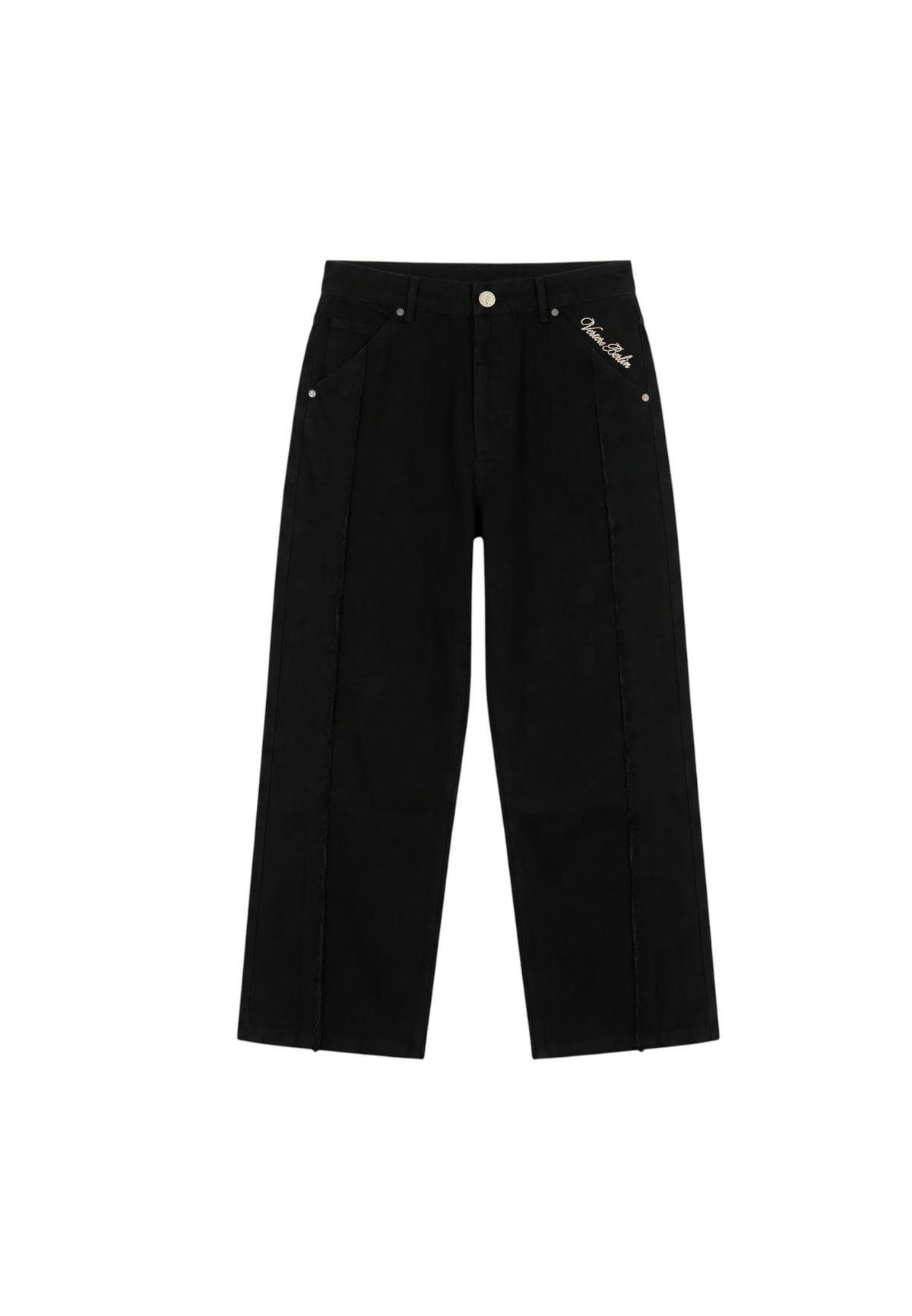 Vertere Verve baggy jeans gamba larga - washed black