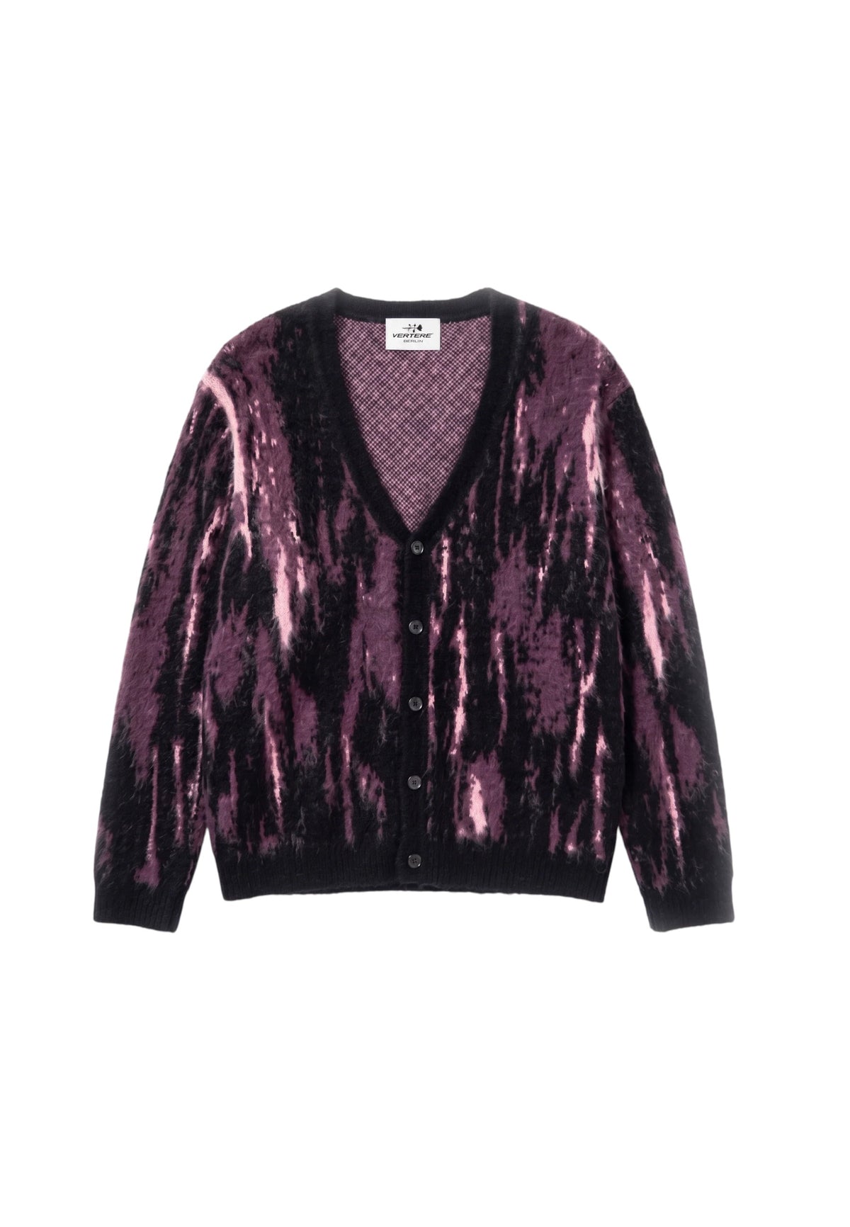 Vertere Ashfall knit cardigan unisex - Plum