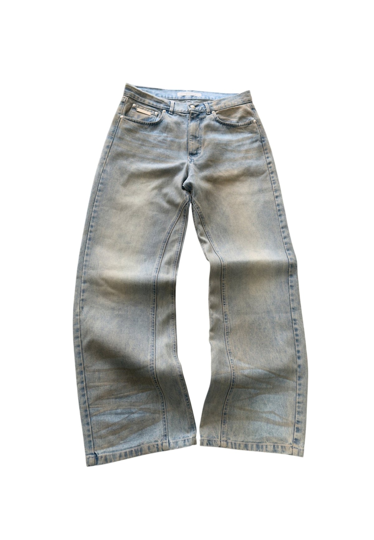 Himes Desert denim pants jeans fondo largo - light sand blue