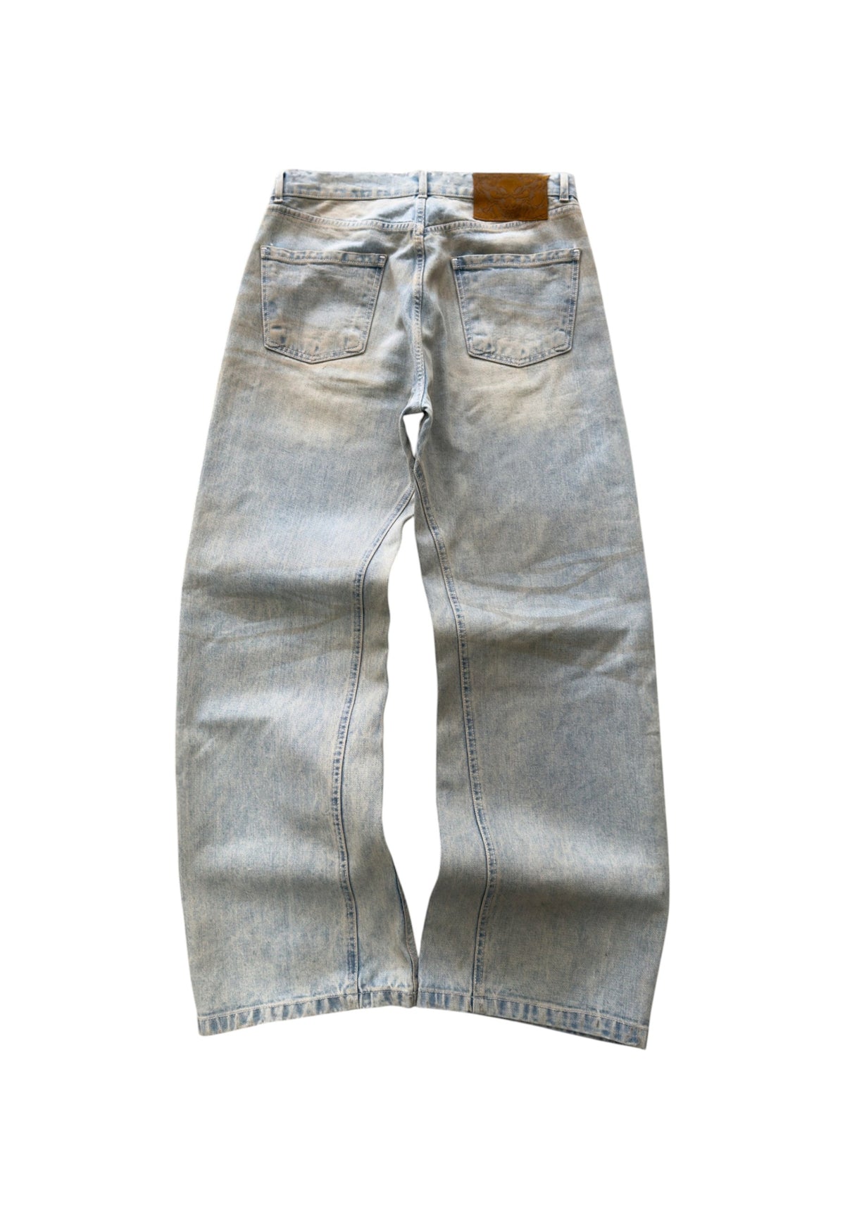 Himes Desert denim pants jeans fondo largo - light sand blue