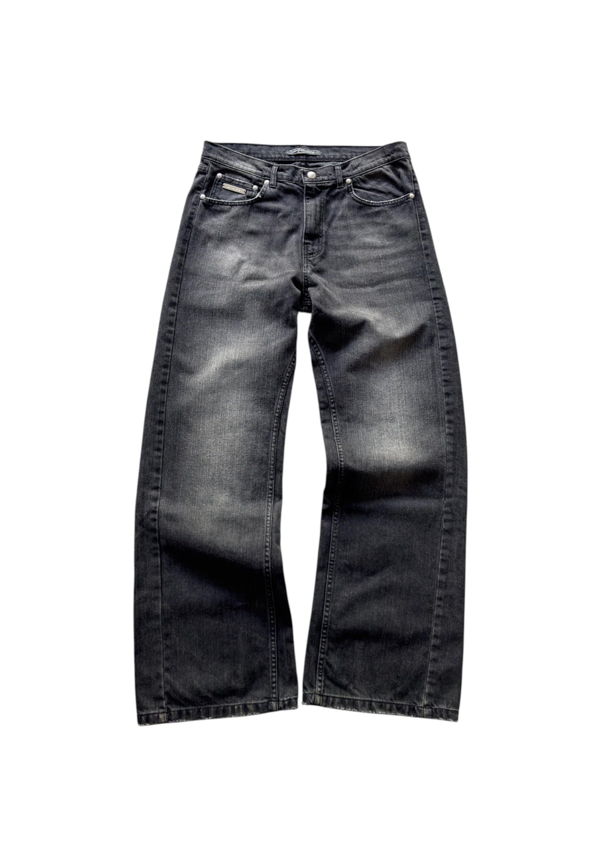 Himes Undefeated denim pants jeans fondo largo - black