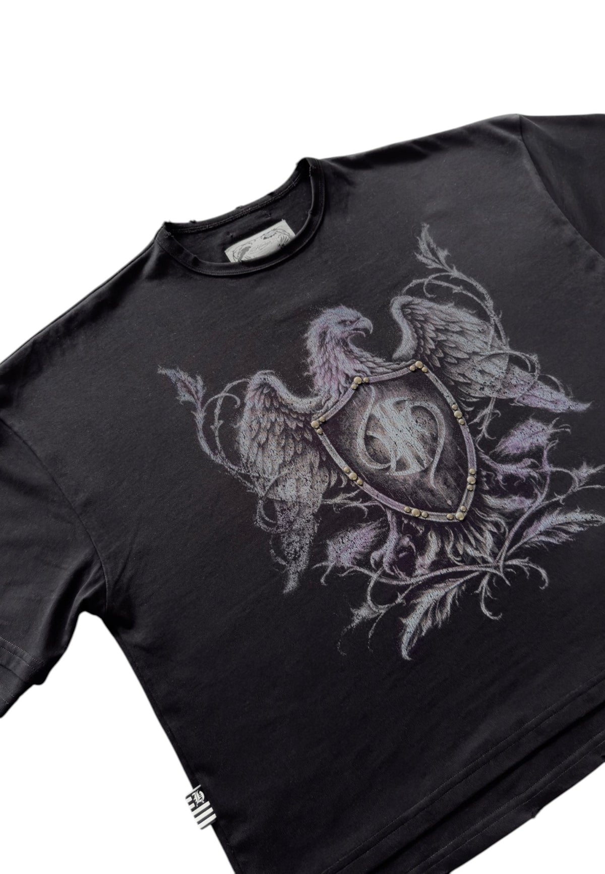 Himes Make it bleed t-shirt boxy con grafica - black
