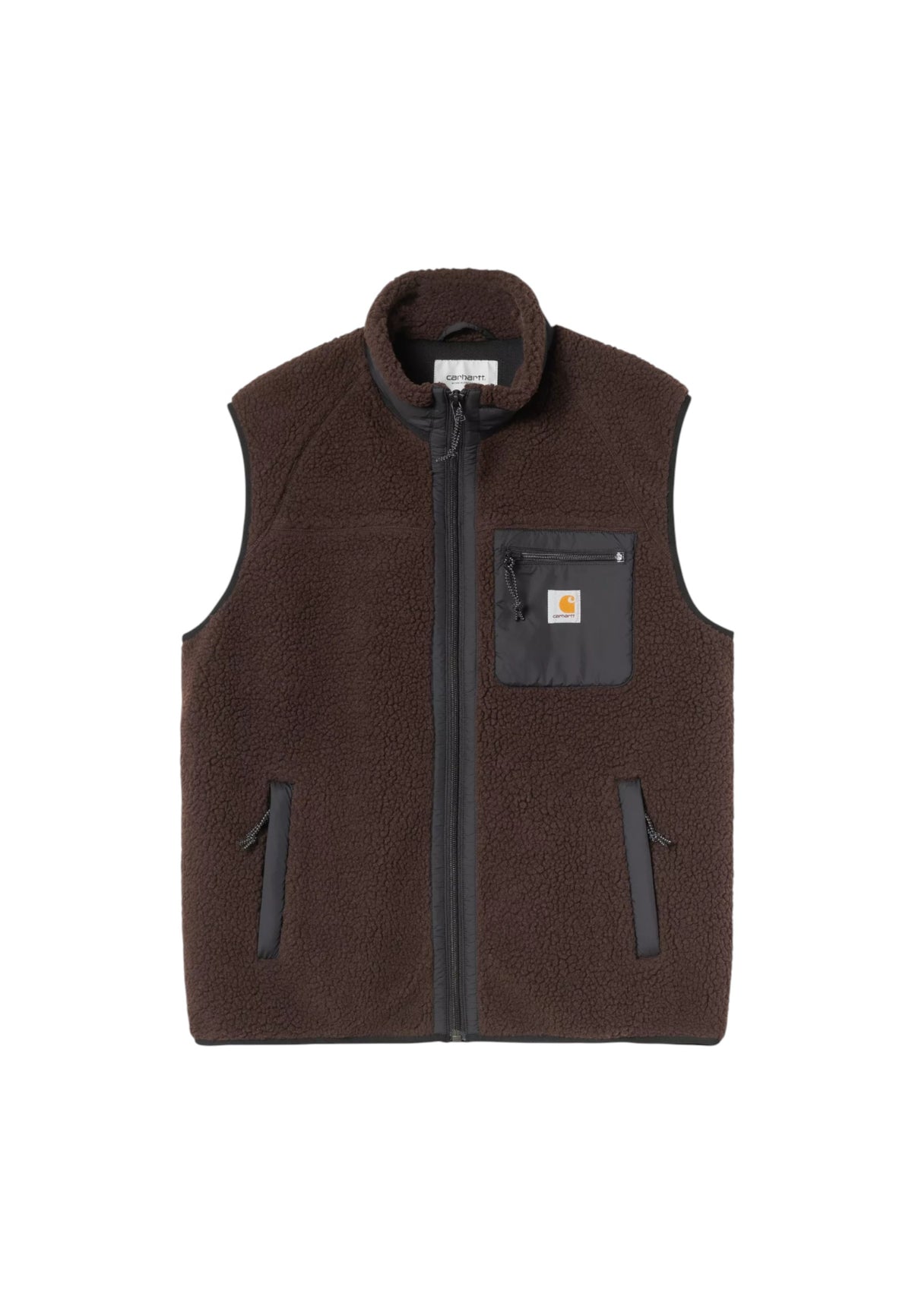 Carhartt Wip Prentis Vest Liner pile smanicato - Palisander / Black