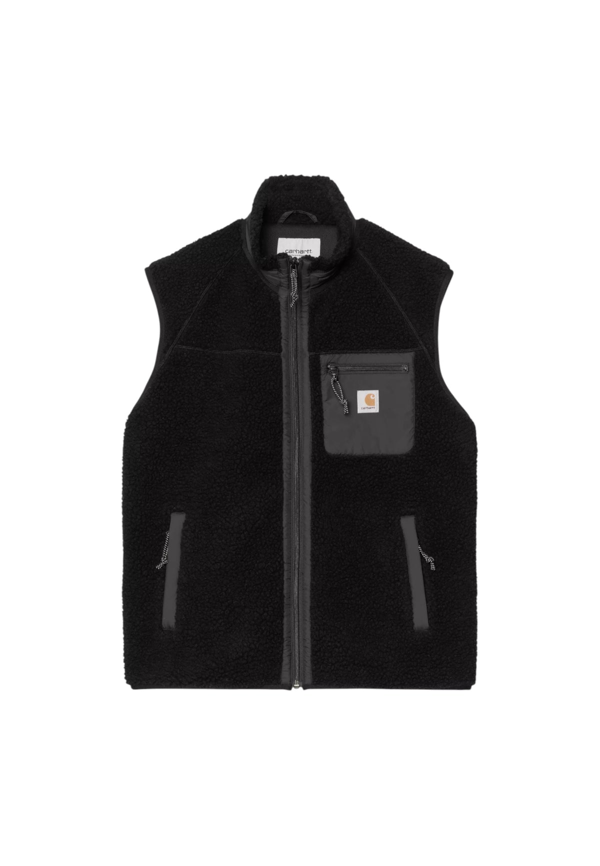 Carhartt Wip Prentis Vest Liner pile smanicato - Black / Black