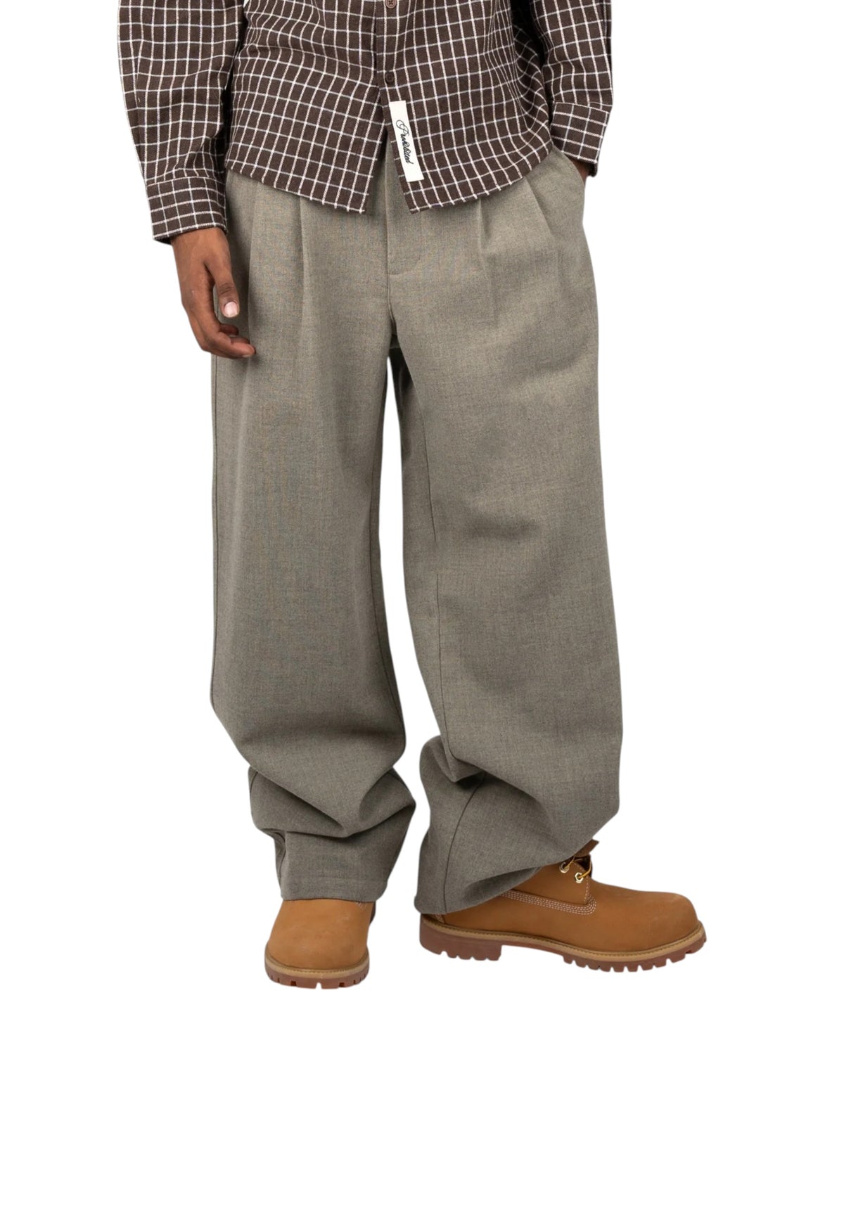 Prohibited Revival pleated Pants - light grey