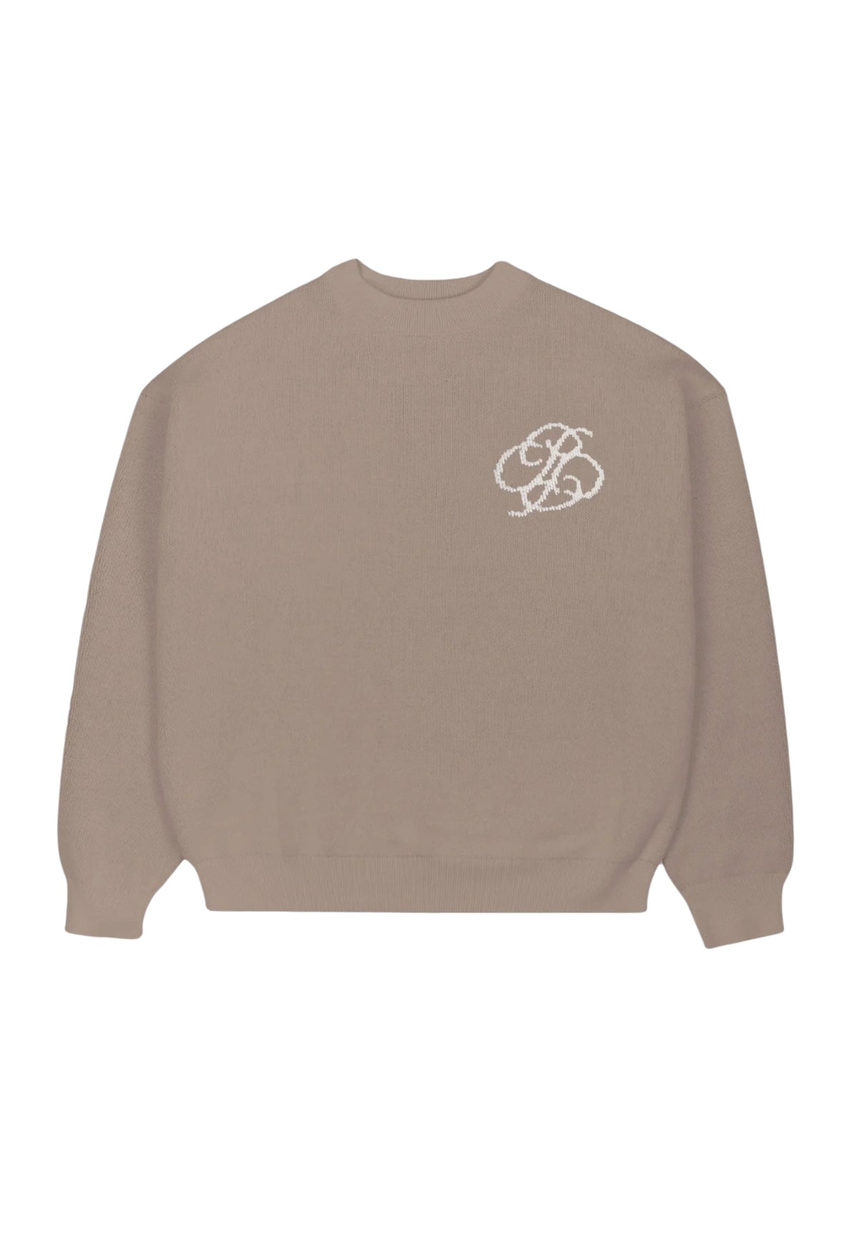 Prohibited Academy knit sweater - stone grey