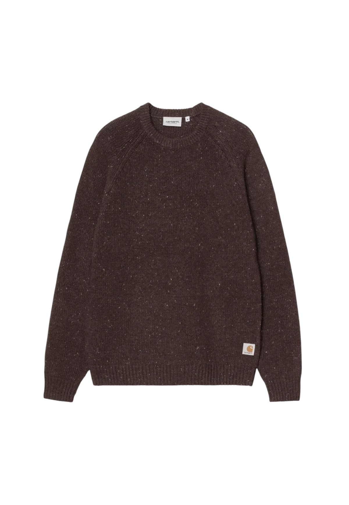 Carhartt Wip Anglistic Sweater maglione in lana - Speckled Tobacco