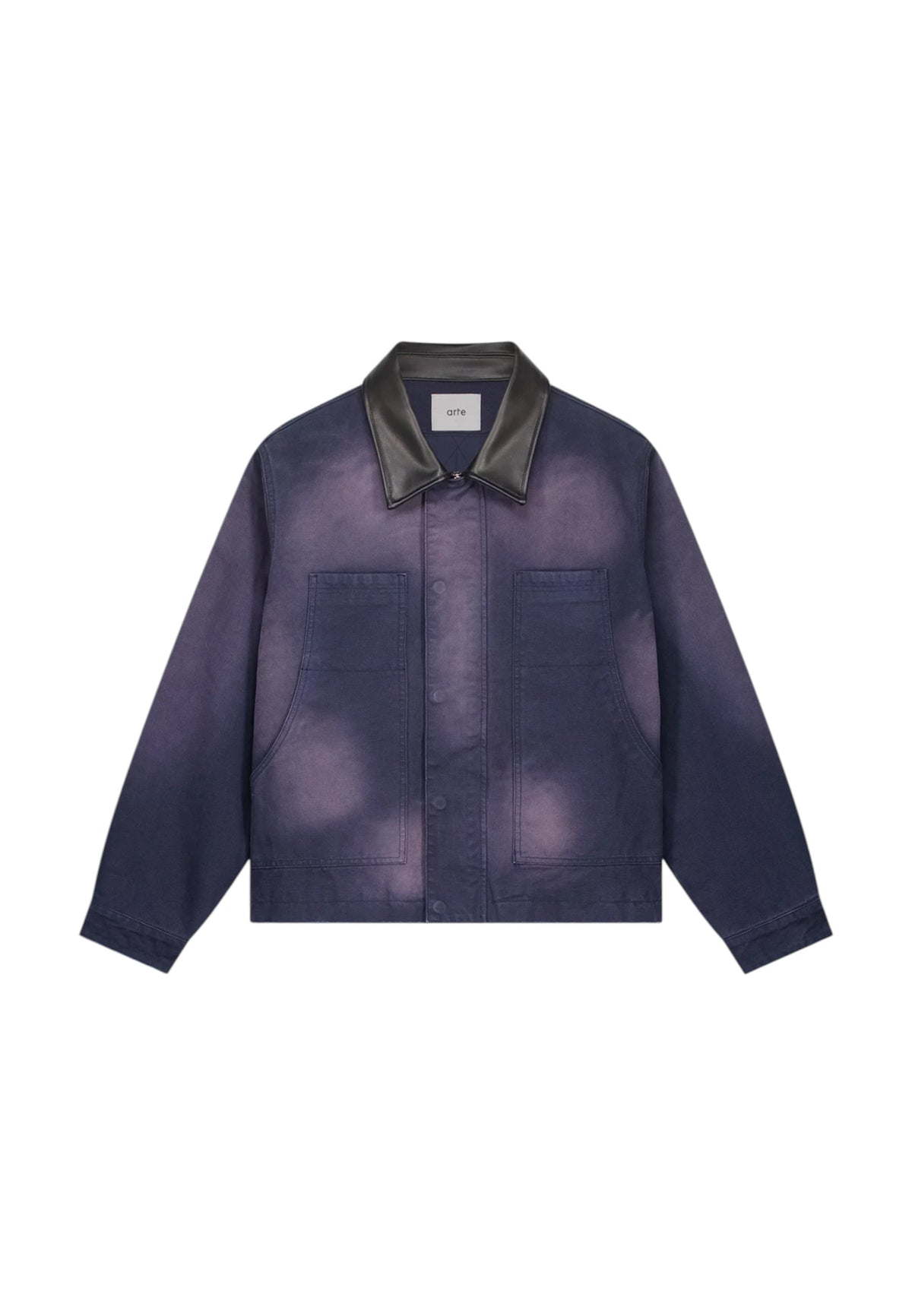Arte Antwerp Workwear Sunfaded Jacket giacca invernale in canvas - Navy