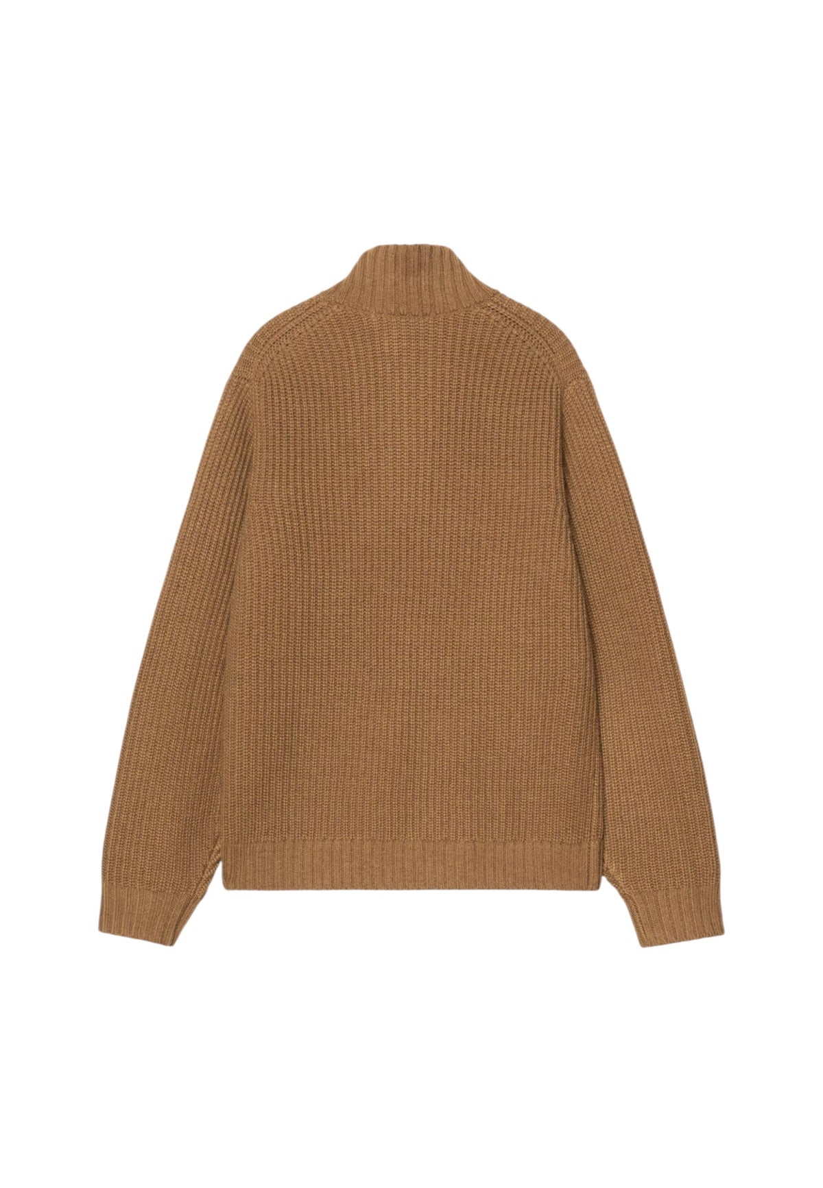 Carhartt Wip Detroit Half Zip Sweater maglione collo alto con mezza zip - WIP H Brown