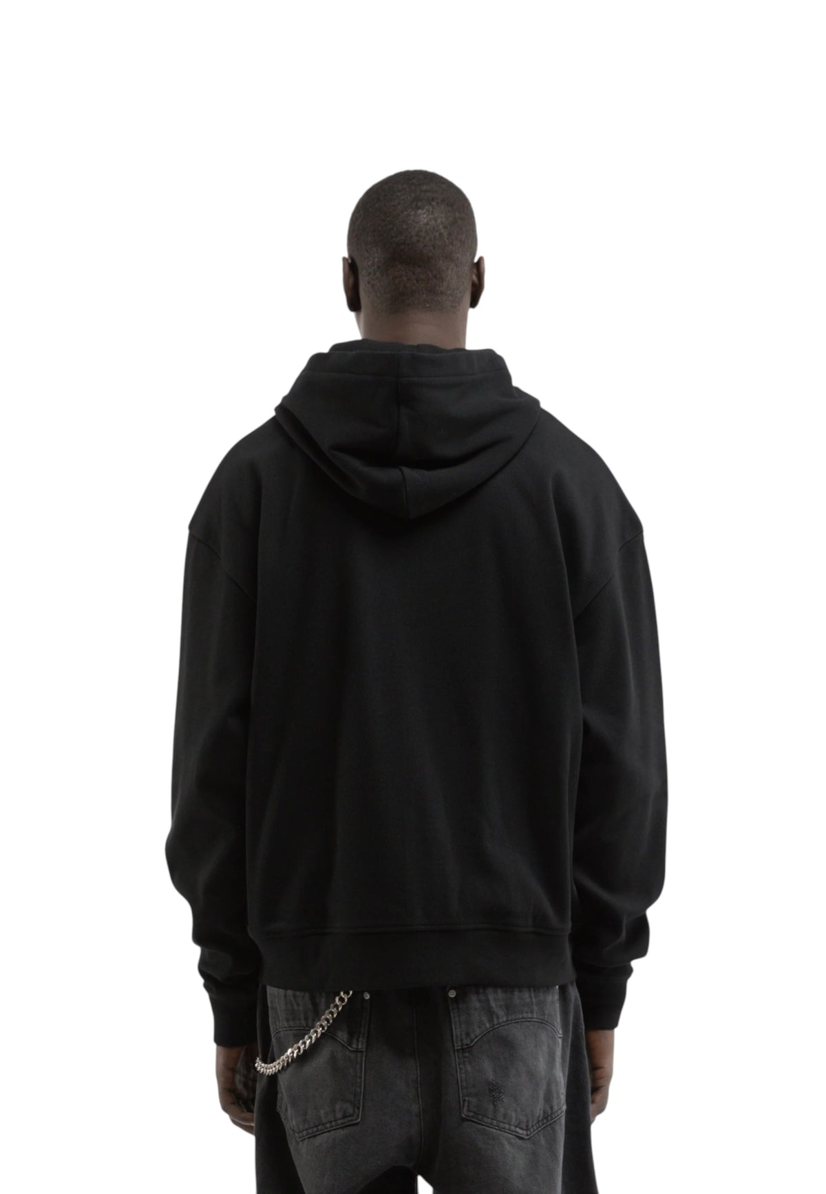 Reternity L'Atelier line zip Hoodie felpa con cappuccio e zip - Black