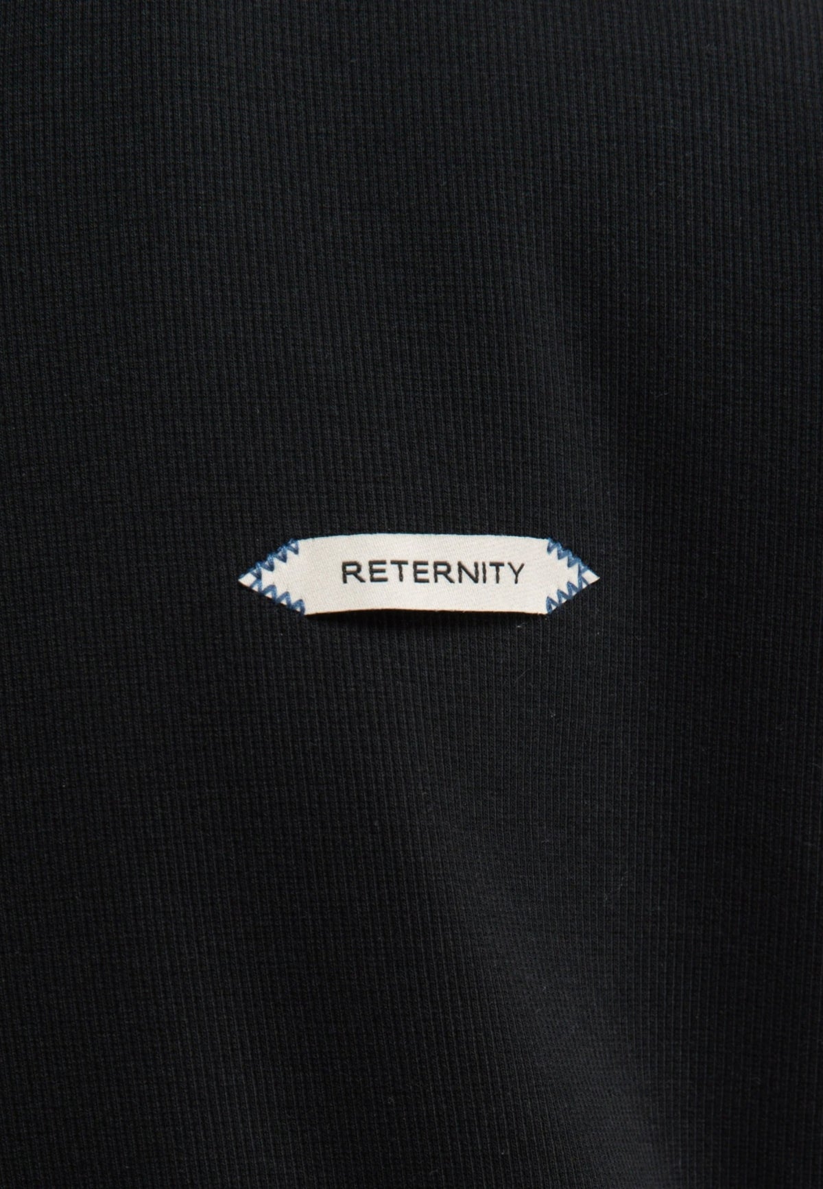 Reternity L'Atelier line zip Hoodie felpa con cappuccio e zip - Black