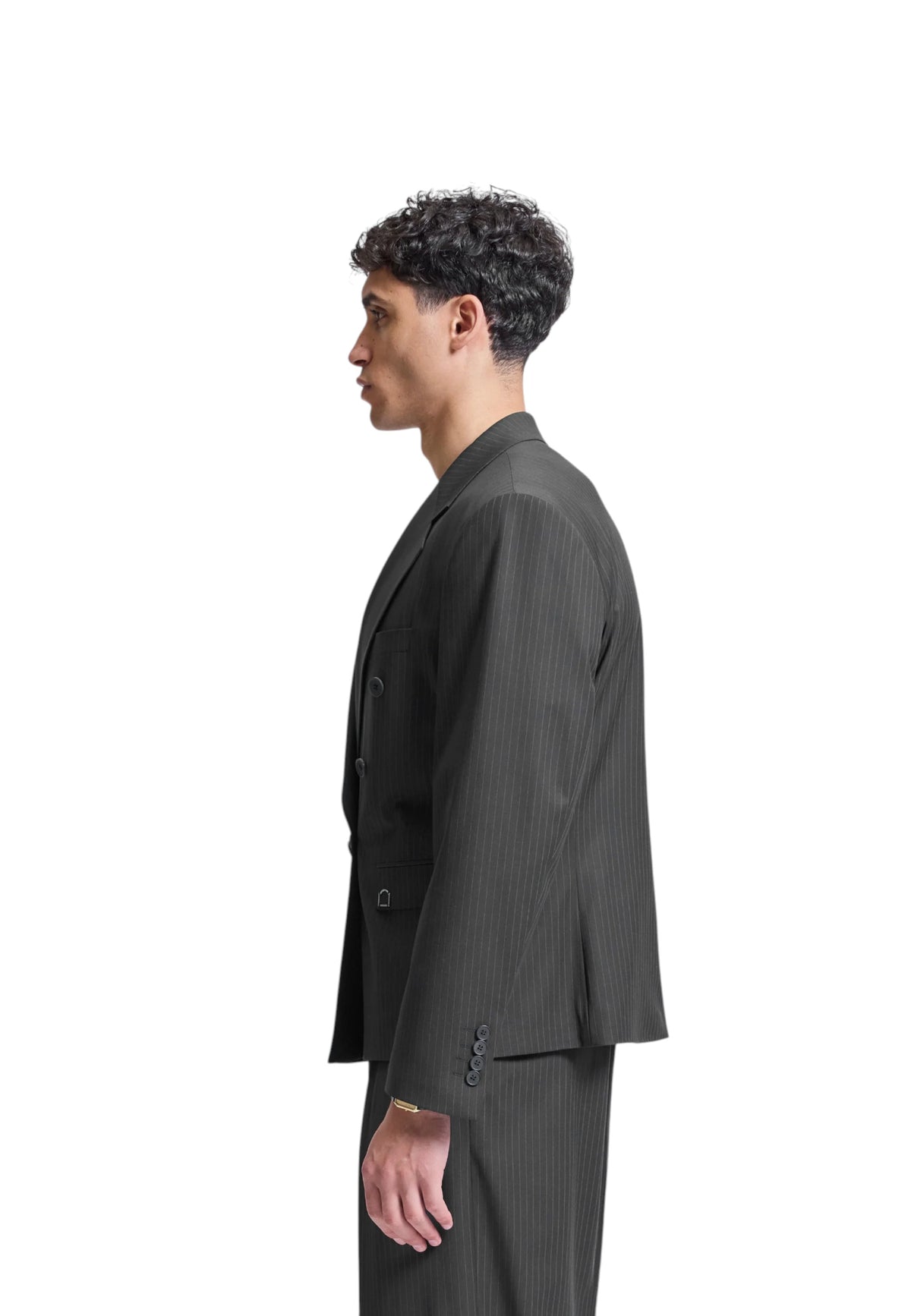 Reternity Signe Blazer jacket giacca sartoriale in lana - Pinstripe Grey