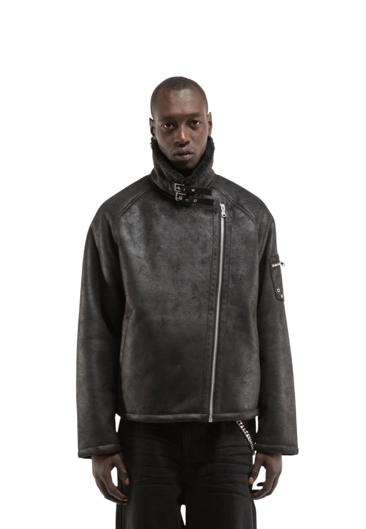 Reternity Aero sheraling jacket giacca montone sintetico - Black