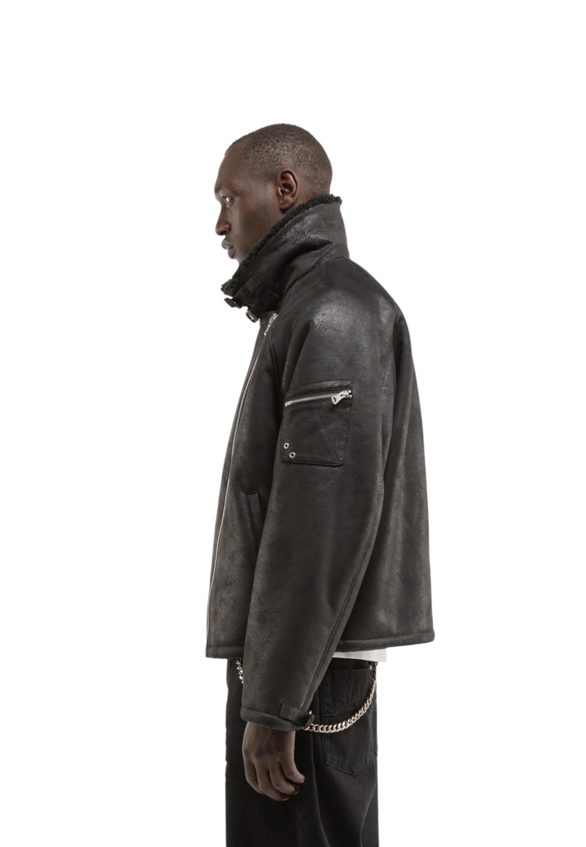 Reternity Aero sheraling jacket giacca montone sintetico - Black