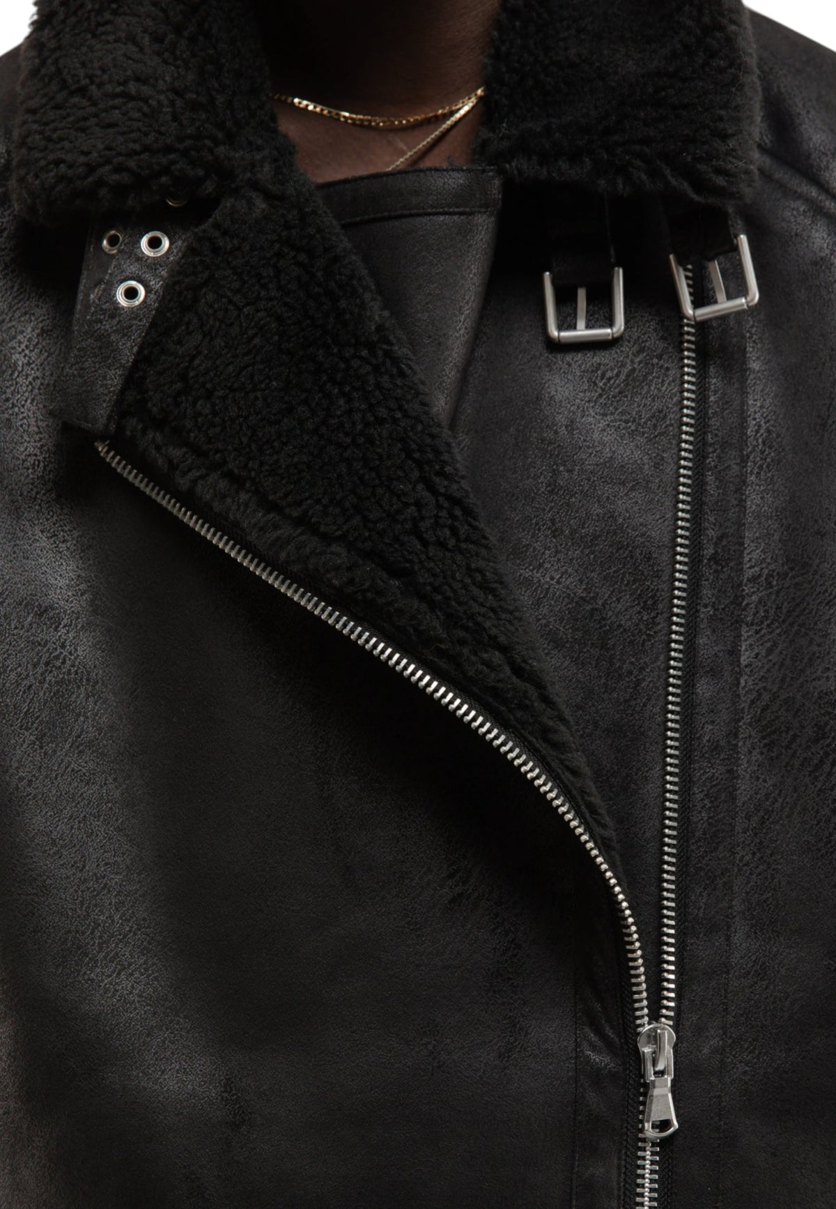 Reternity Aero sheraling jacket giacca montone sintetico - Black